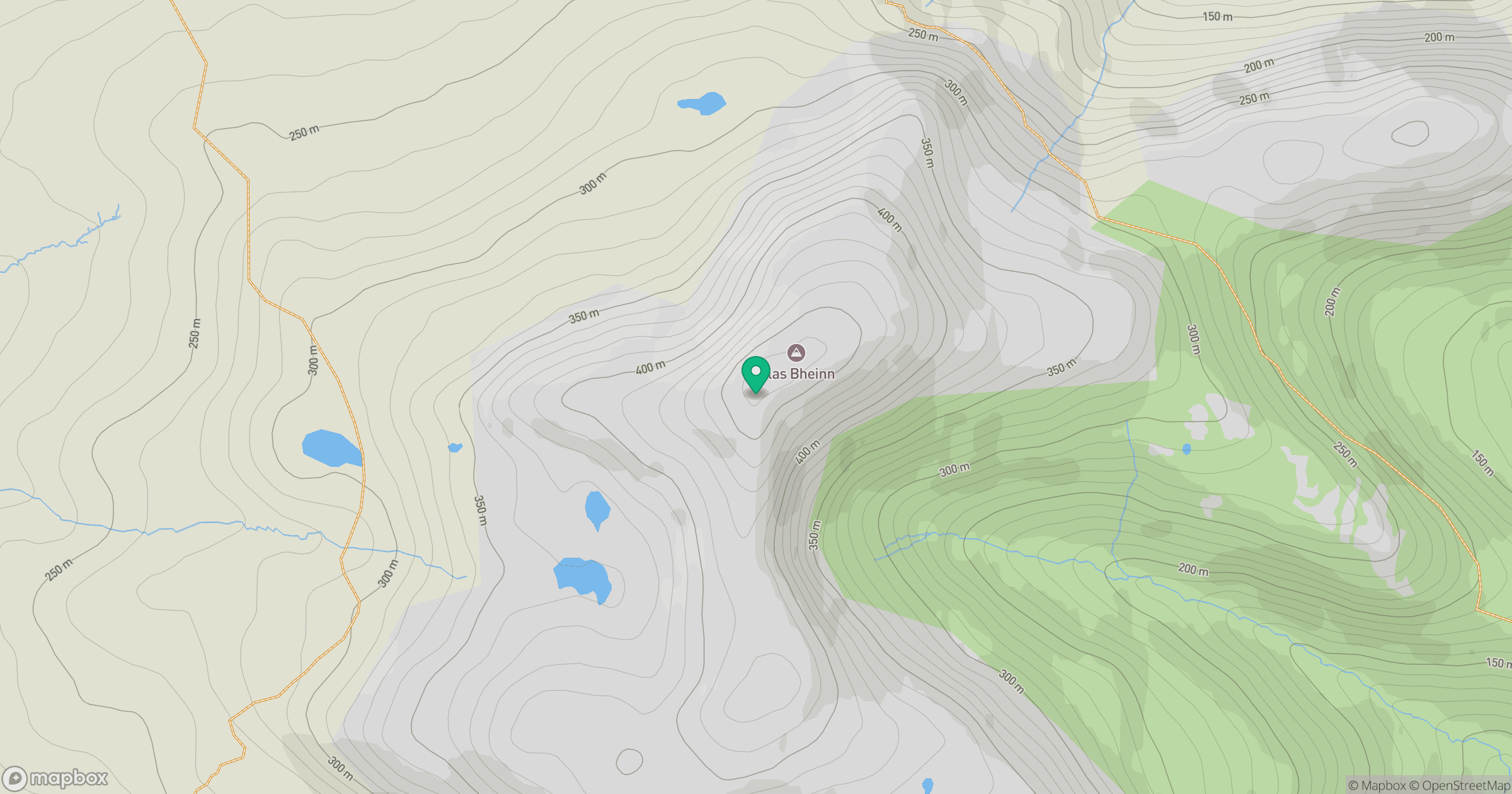 Glas Bheinn location map