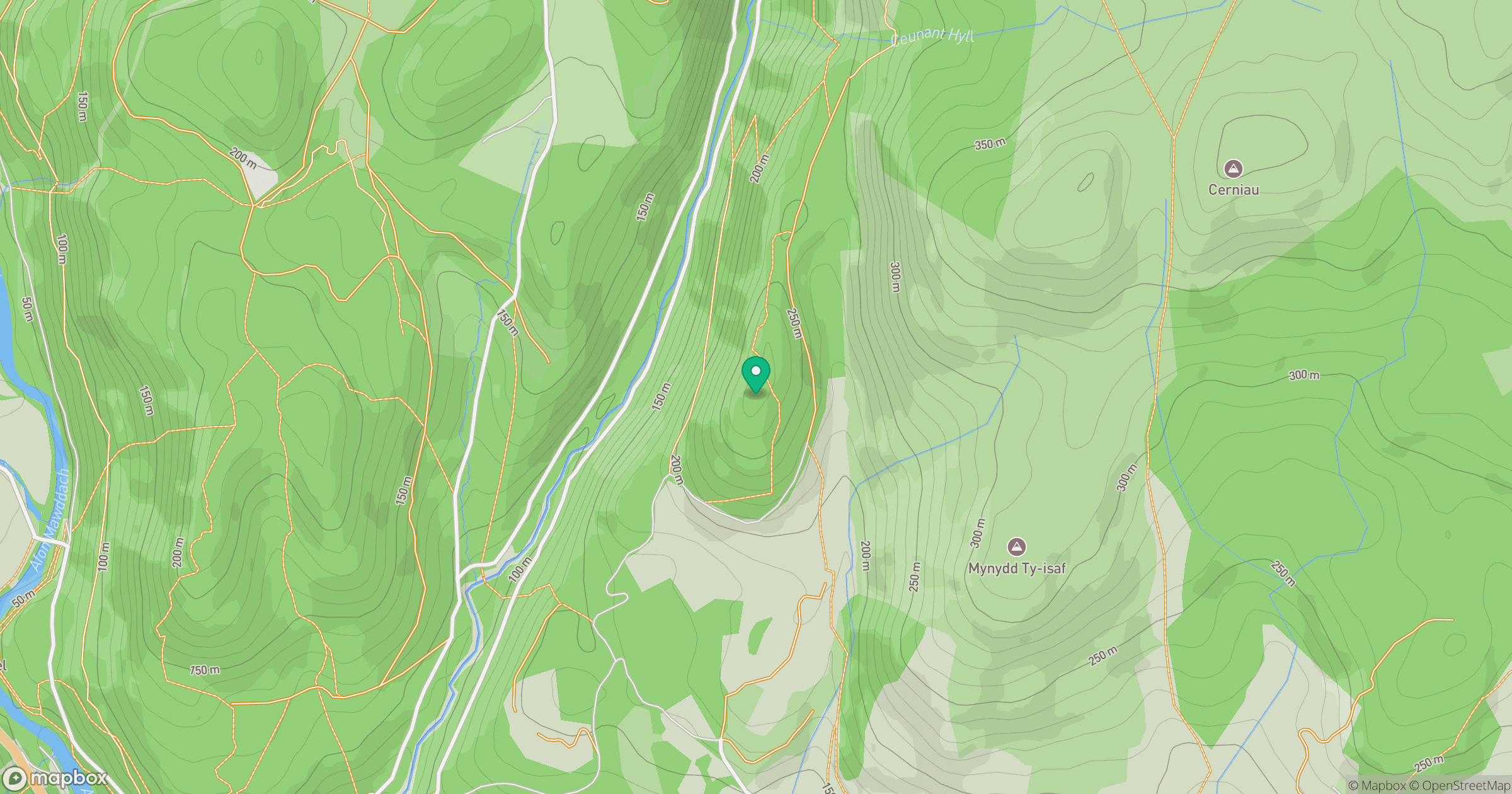 Cefn Ffridd-goch location map