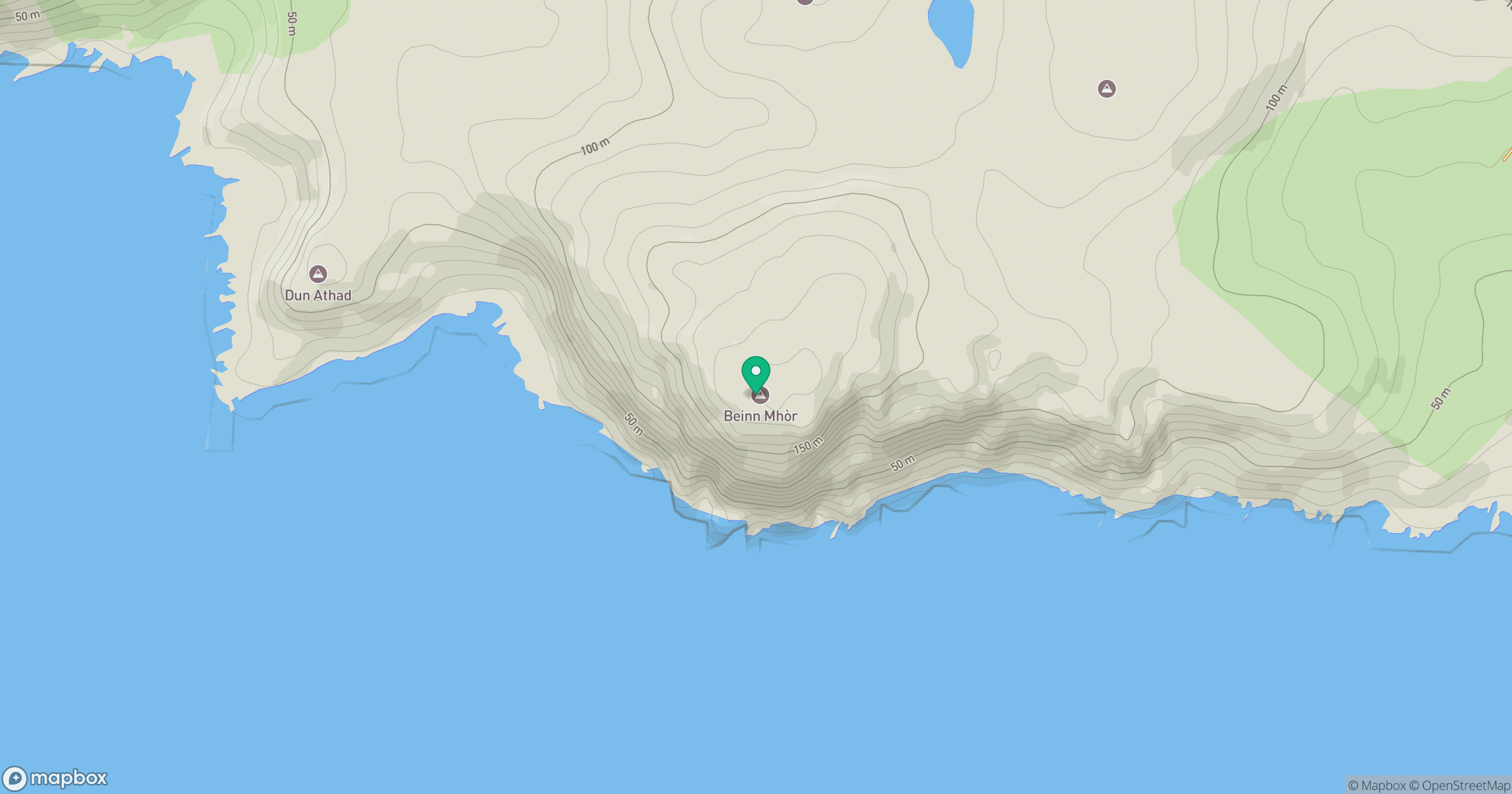 Beinn Mhor location map