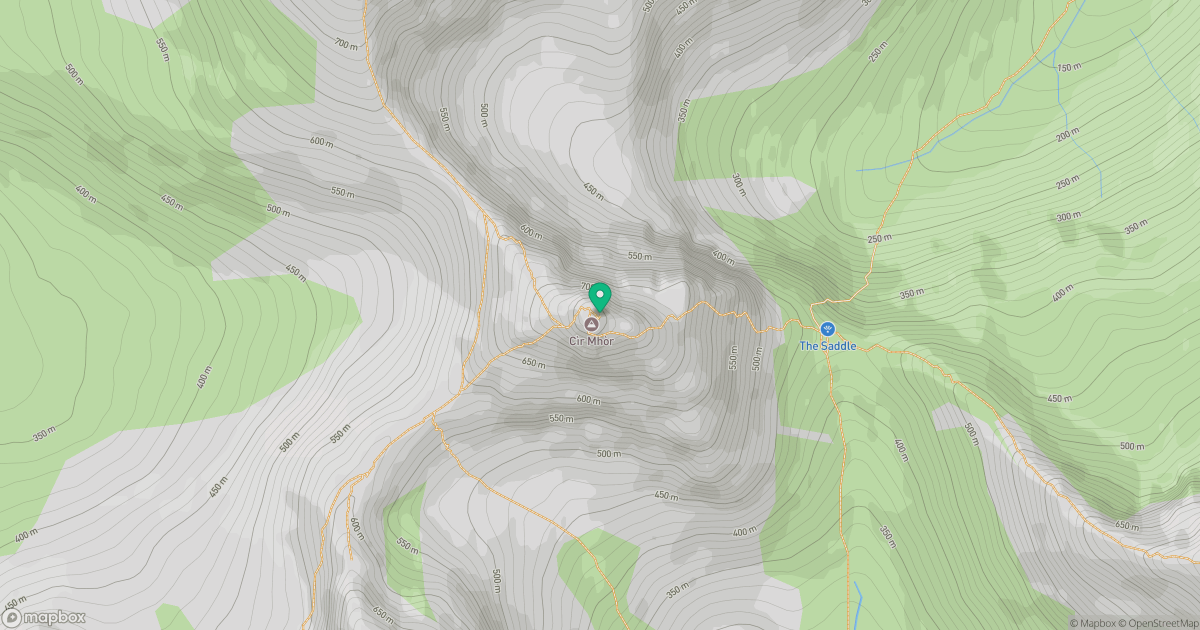 Cir Mhor location map