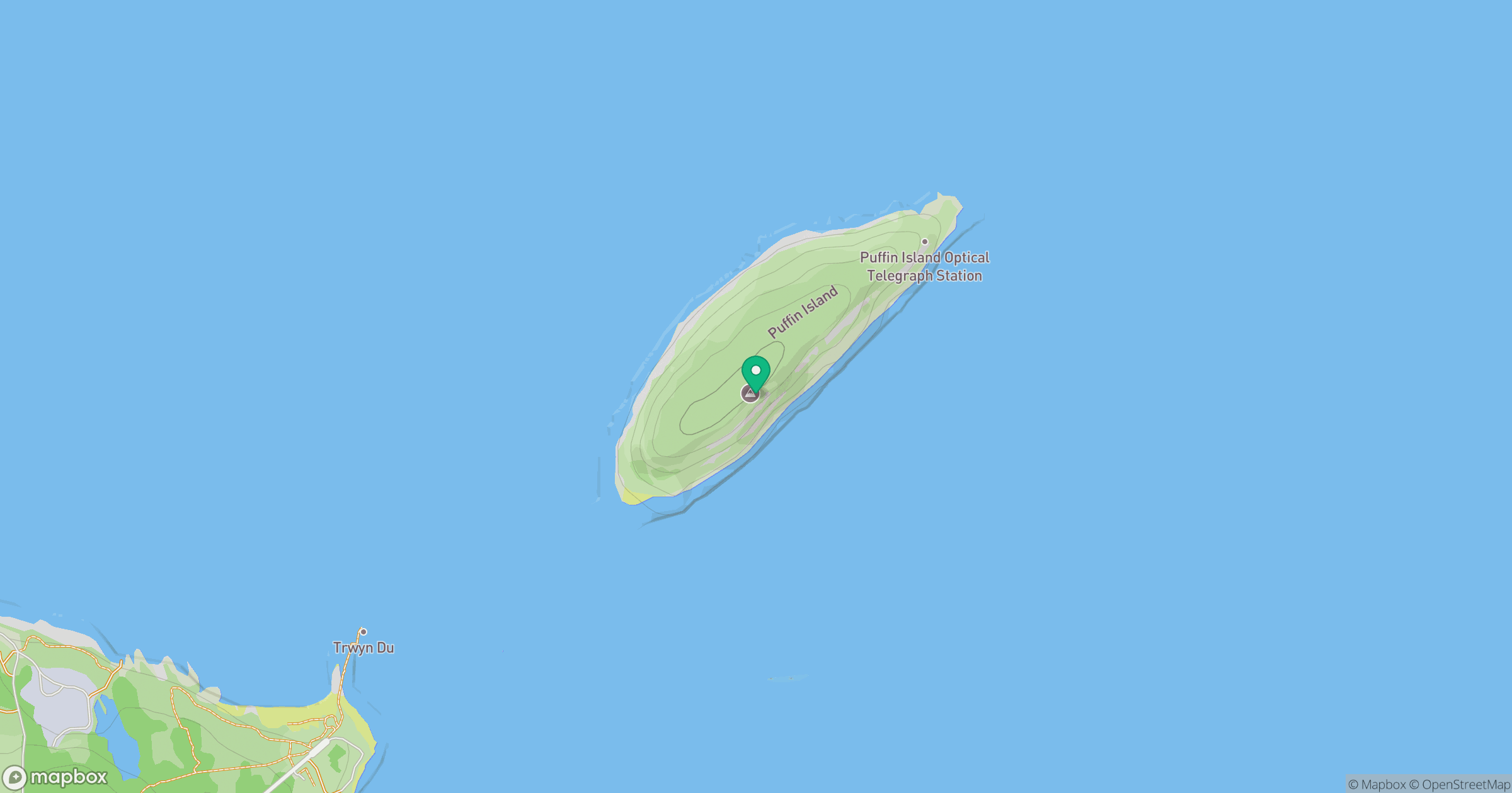 Puffin Island location map