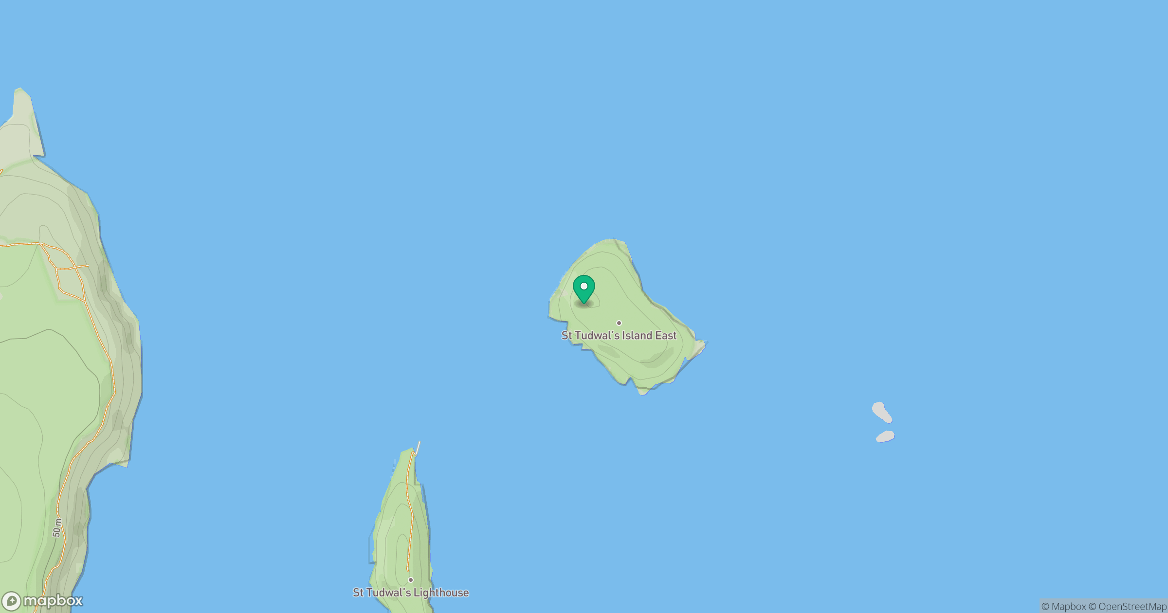 St Tudwal's Island East location map