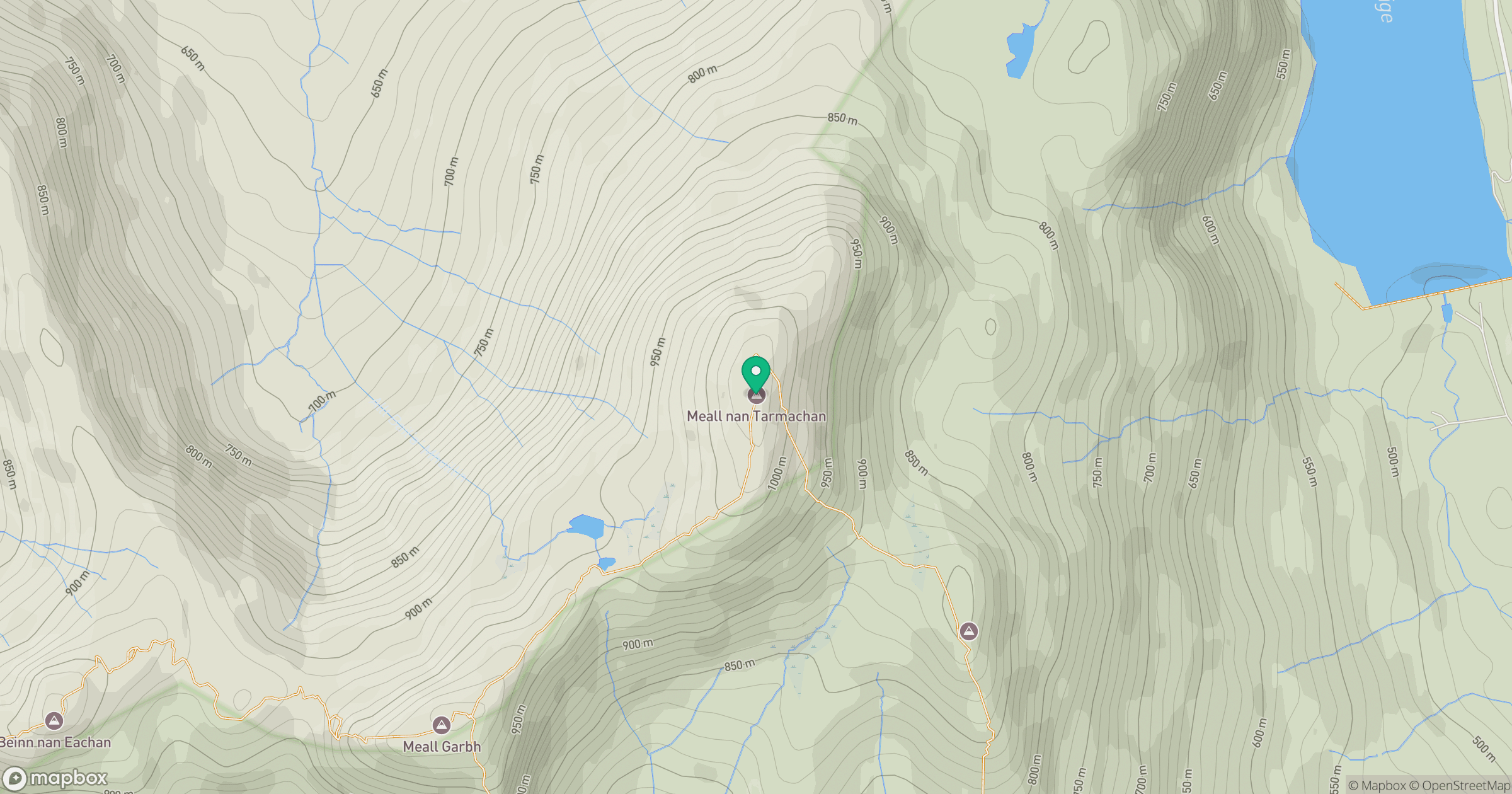 Meall nan Tarmachan location map