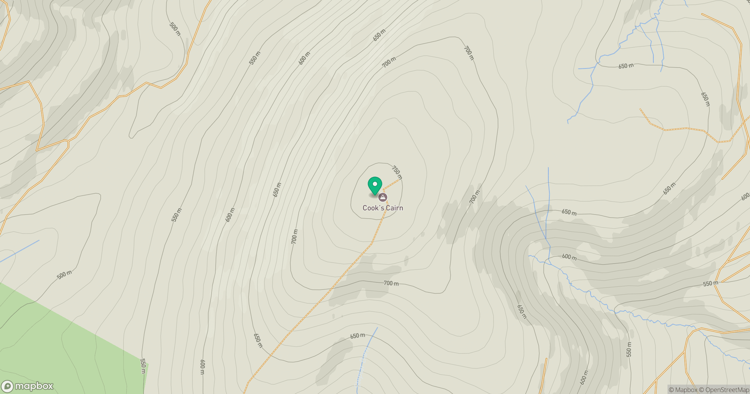 Cook's Cairn location map