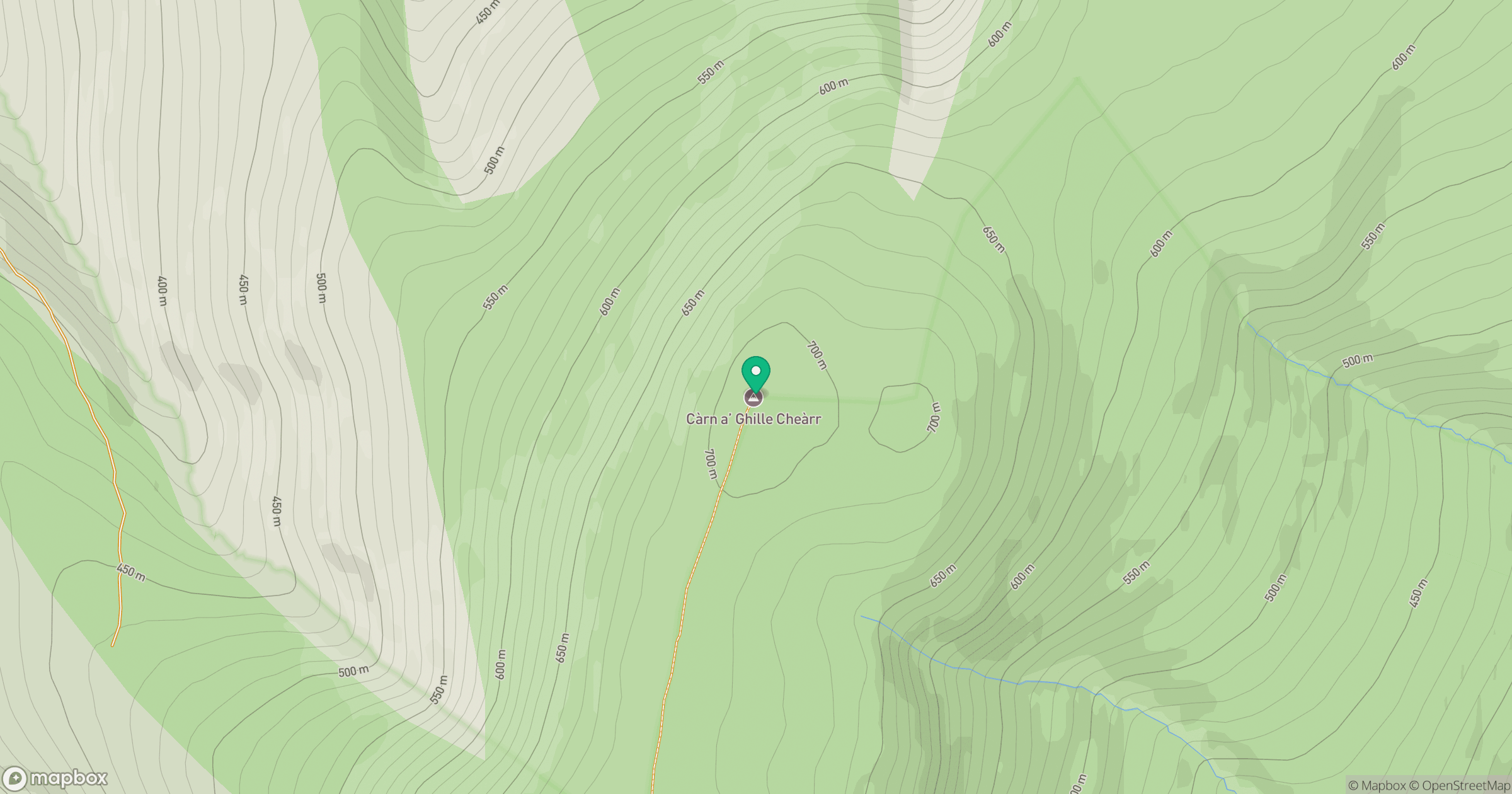 Carn a' Ghille Chearr location map