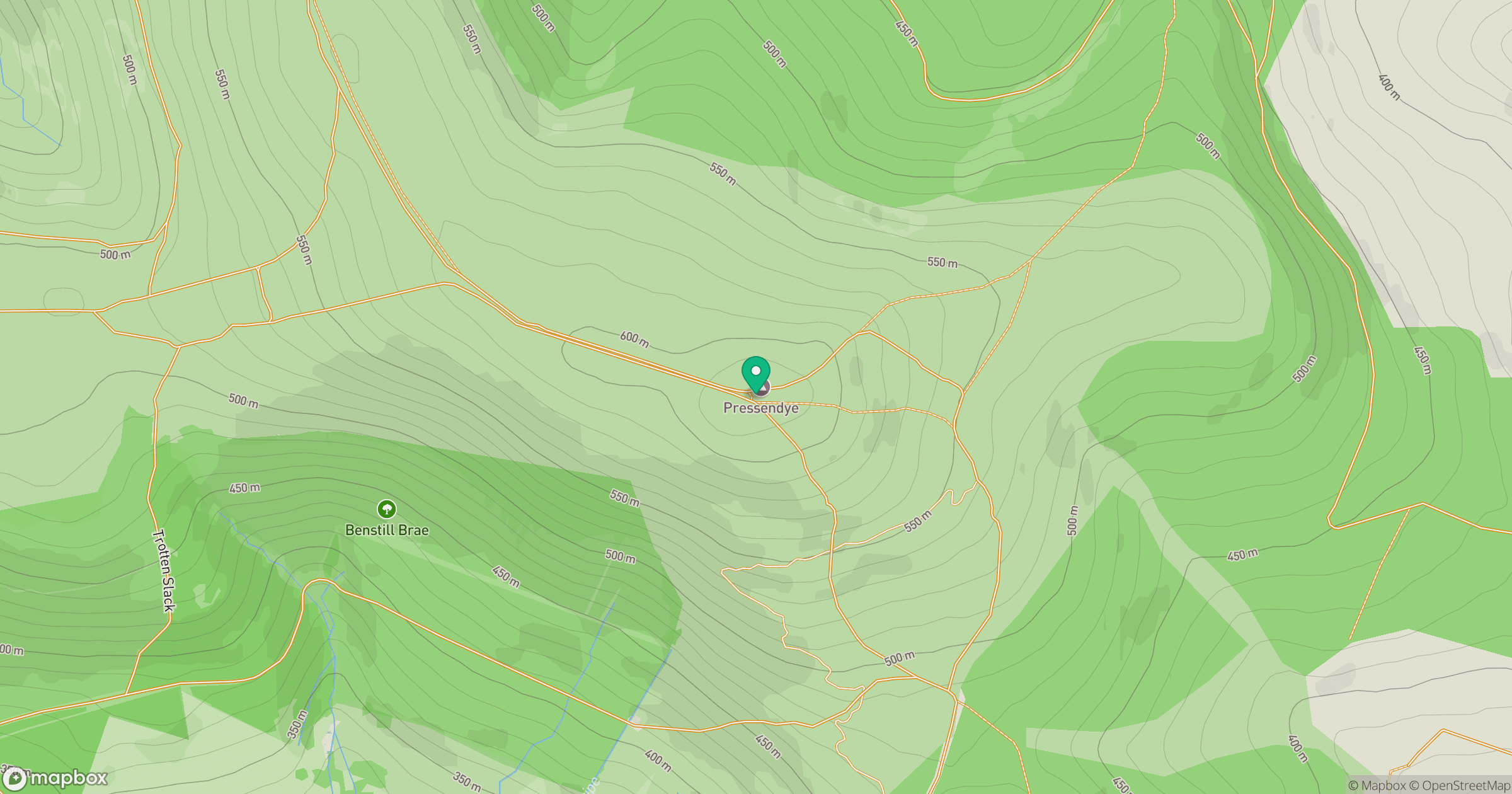 Pressendye location map