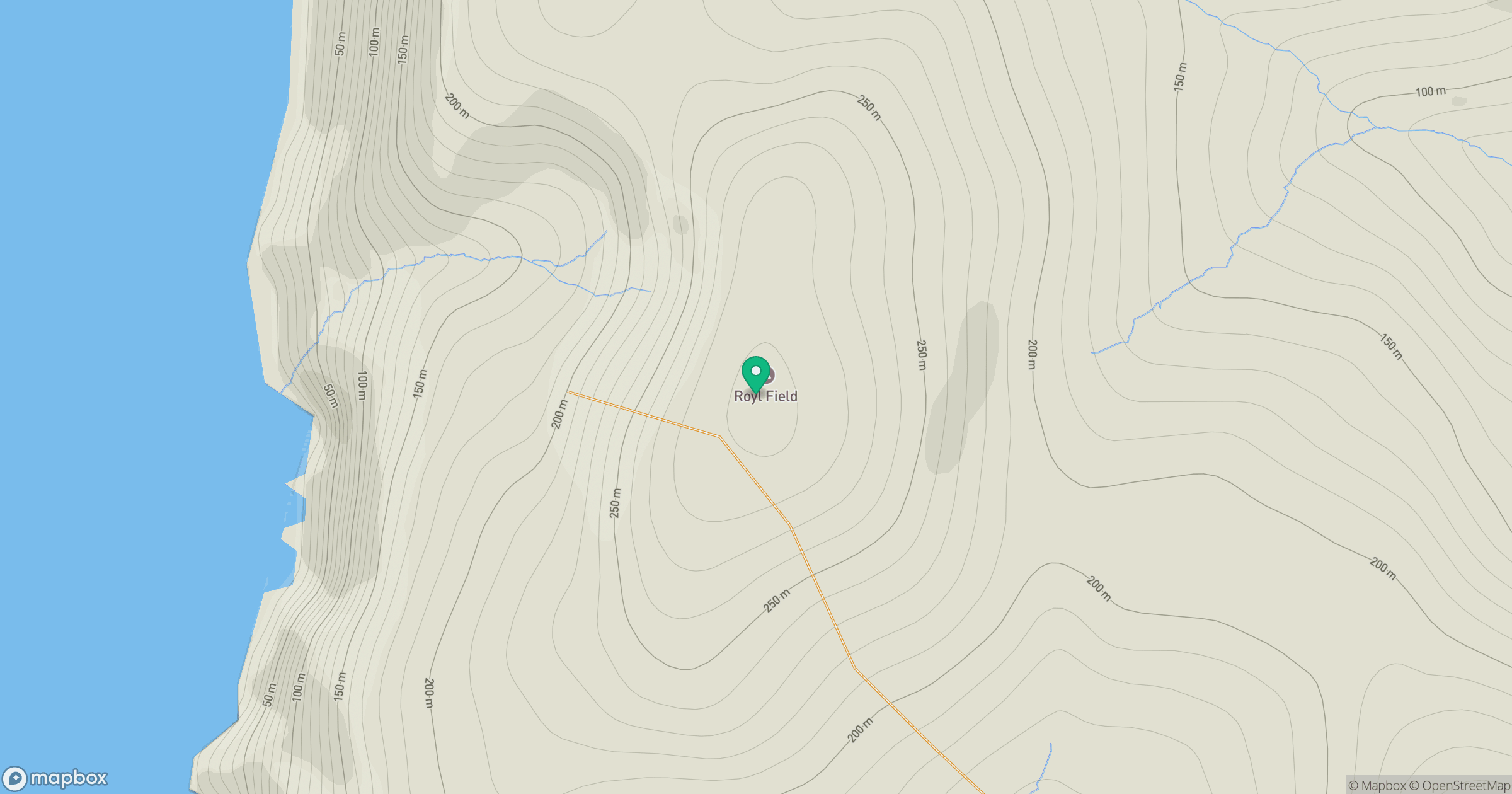 Royl Field location map