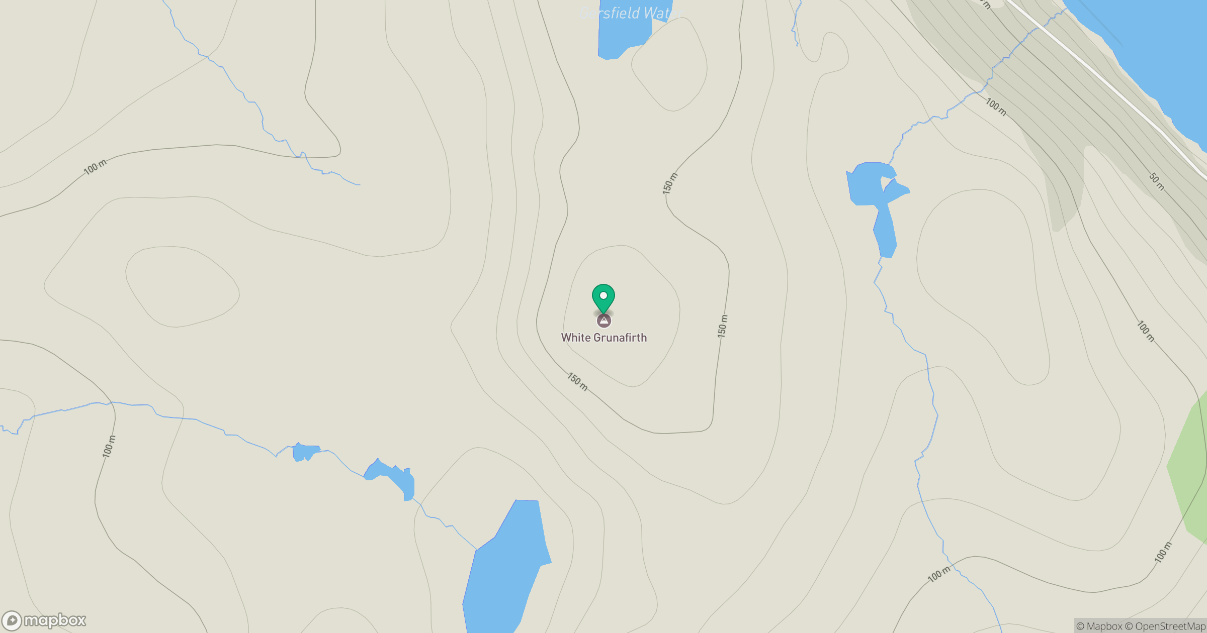 White Grunafirth location map