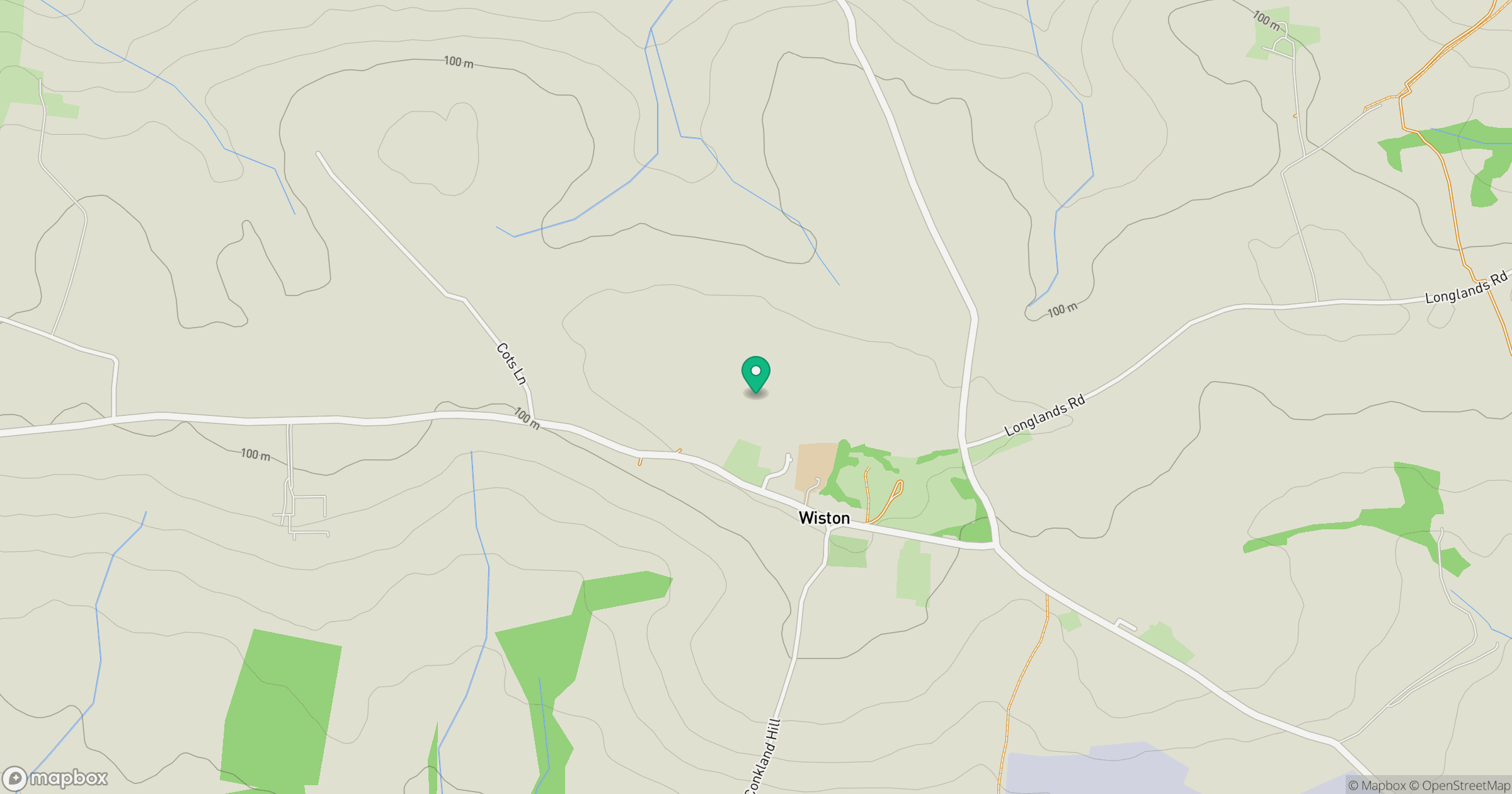 Wiston Castle location map