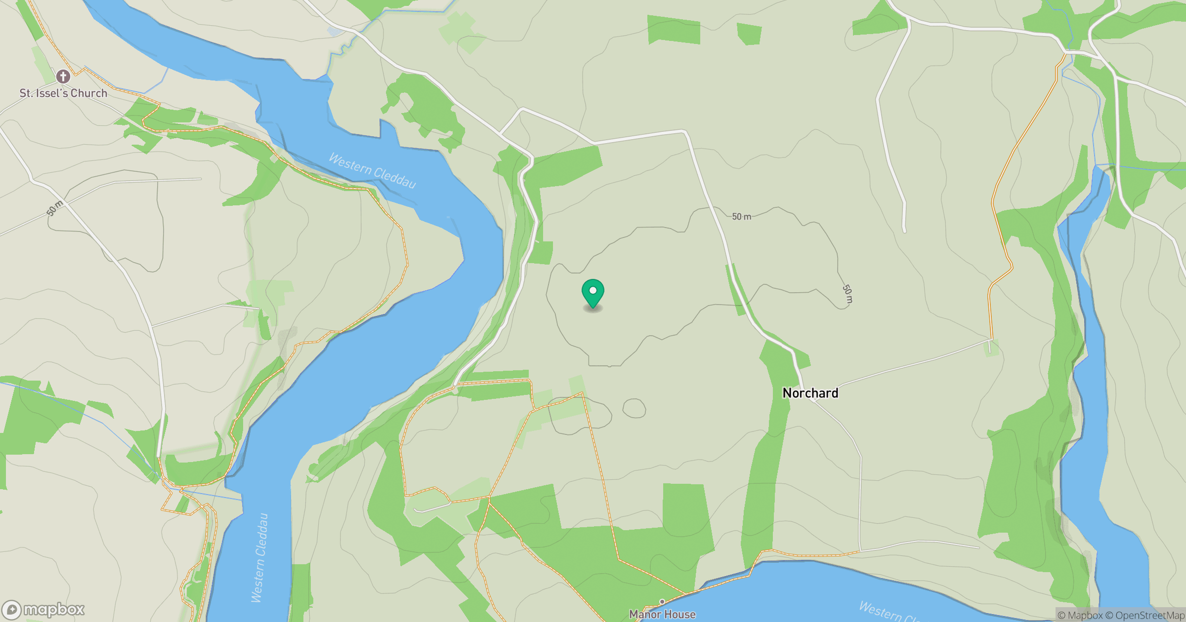 Boulston Hill location map