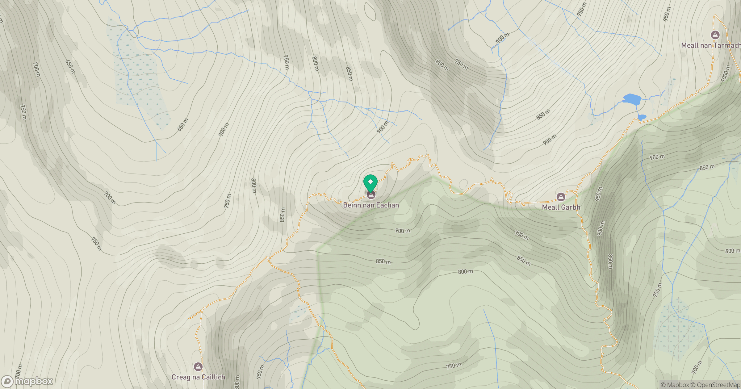 Beinn nan Eachan location map