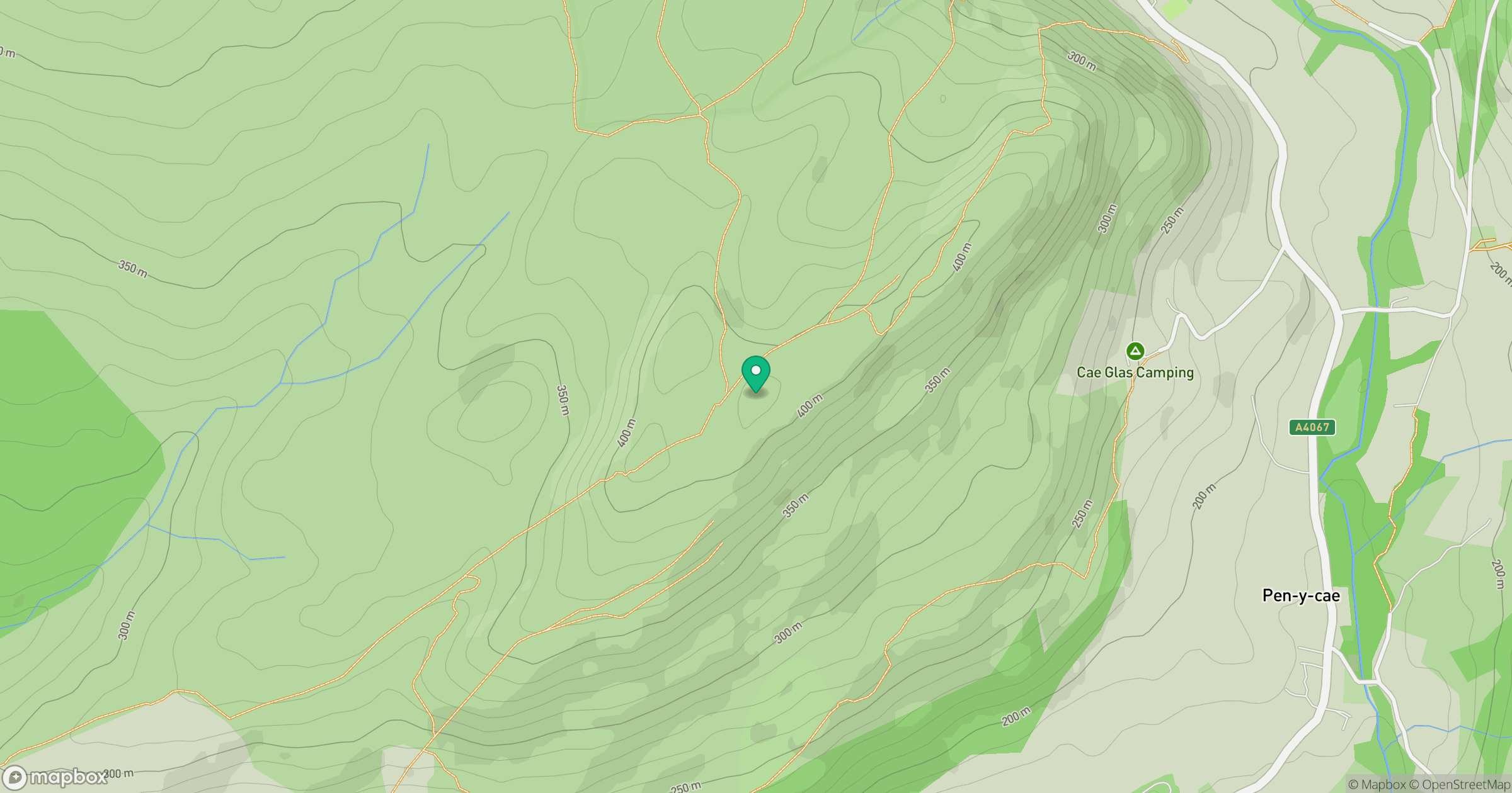 Cribarth location map