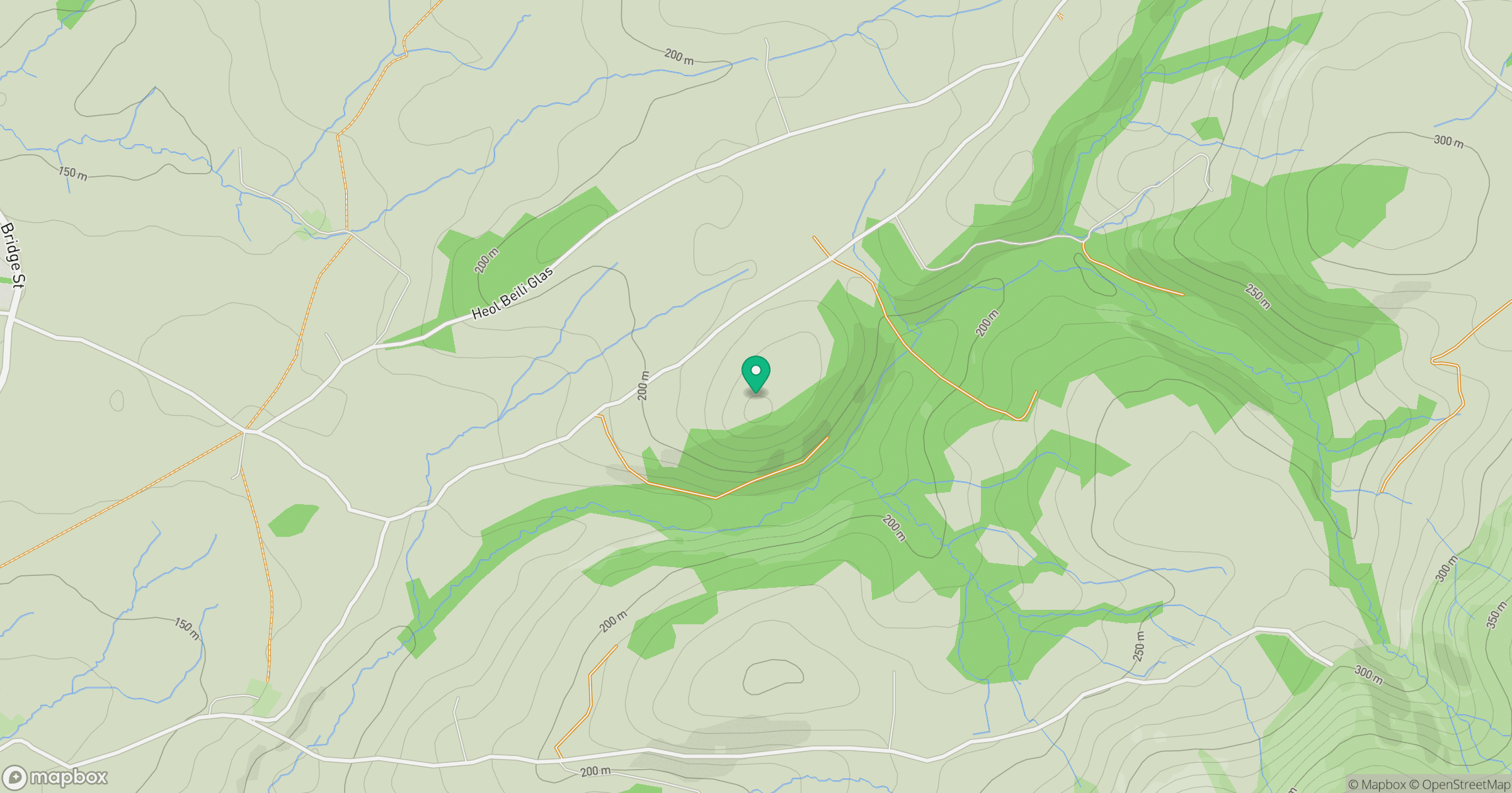 Twyn y Fan location map