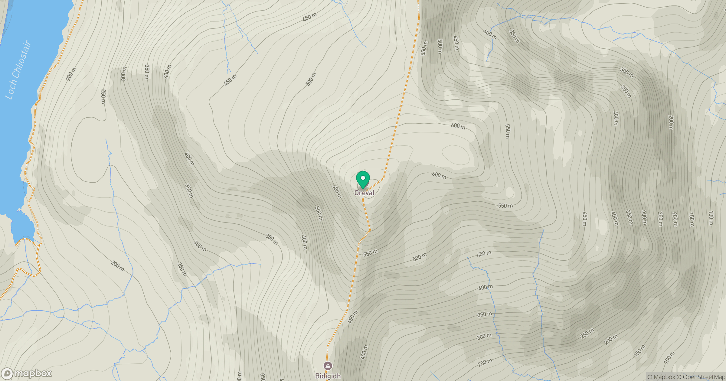 Oireabhal [Oreval] location map