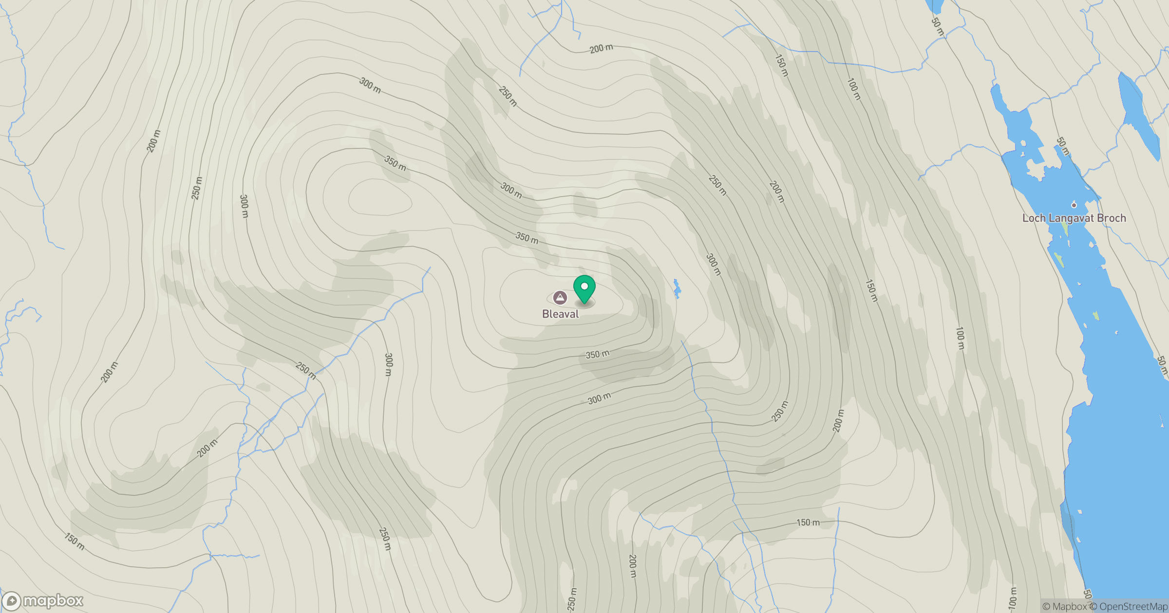 Bleabhal [Bleaval] location map