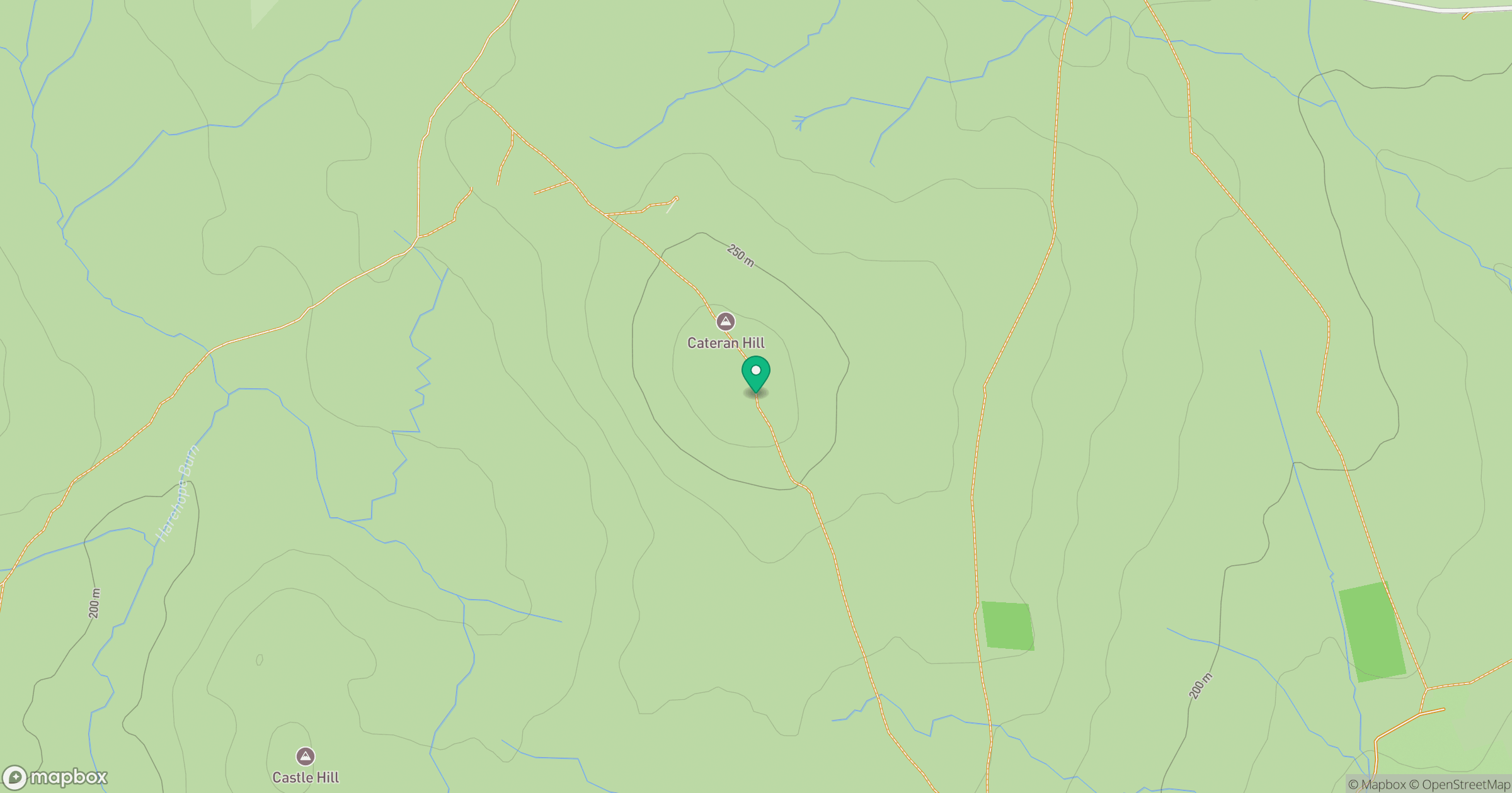 Cateran Hill location map