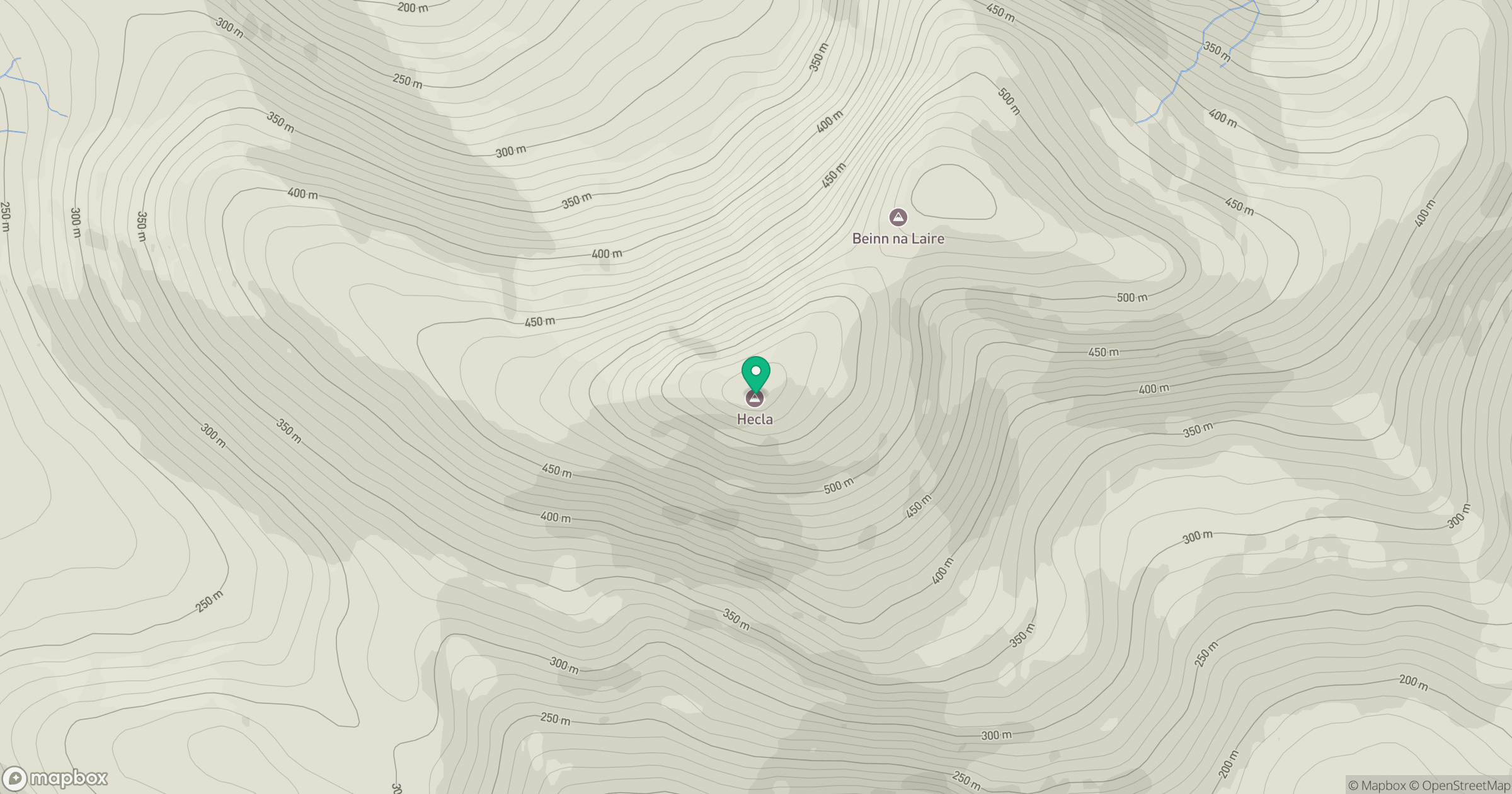 Hecla [Thacla] location map