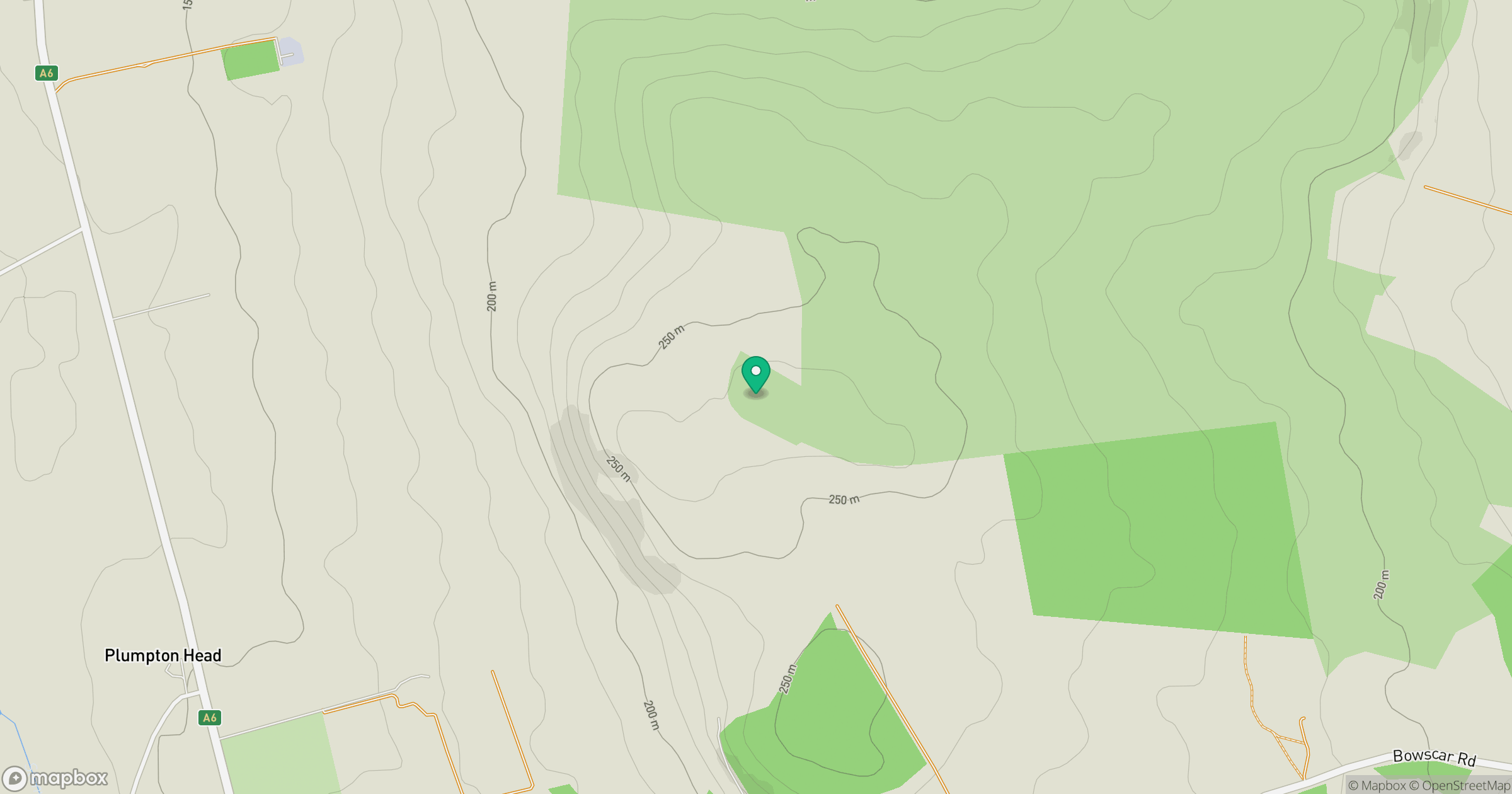 Wan Fell location map