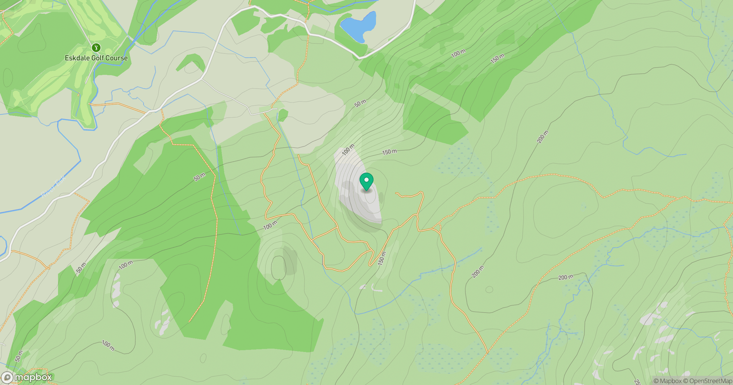 Raven Crag location map