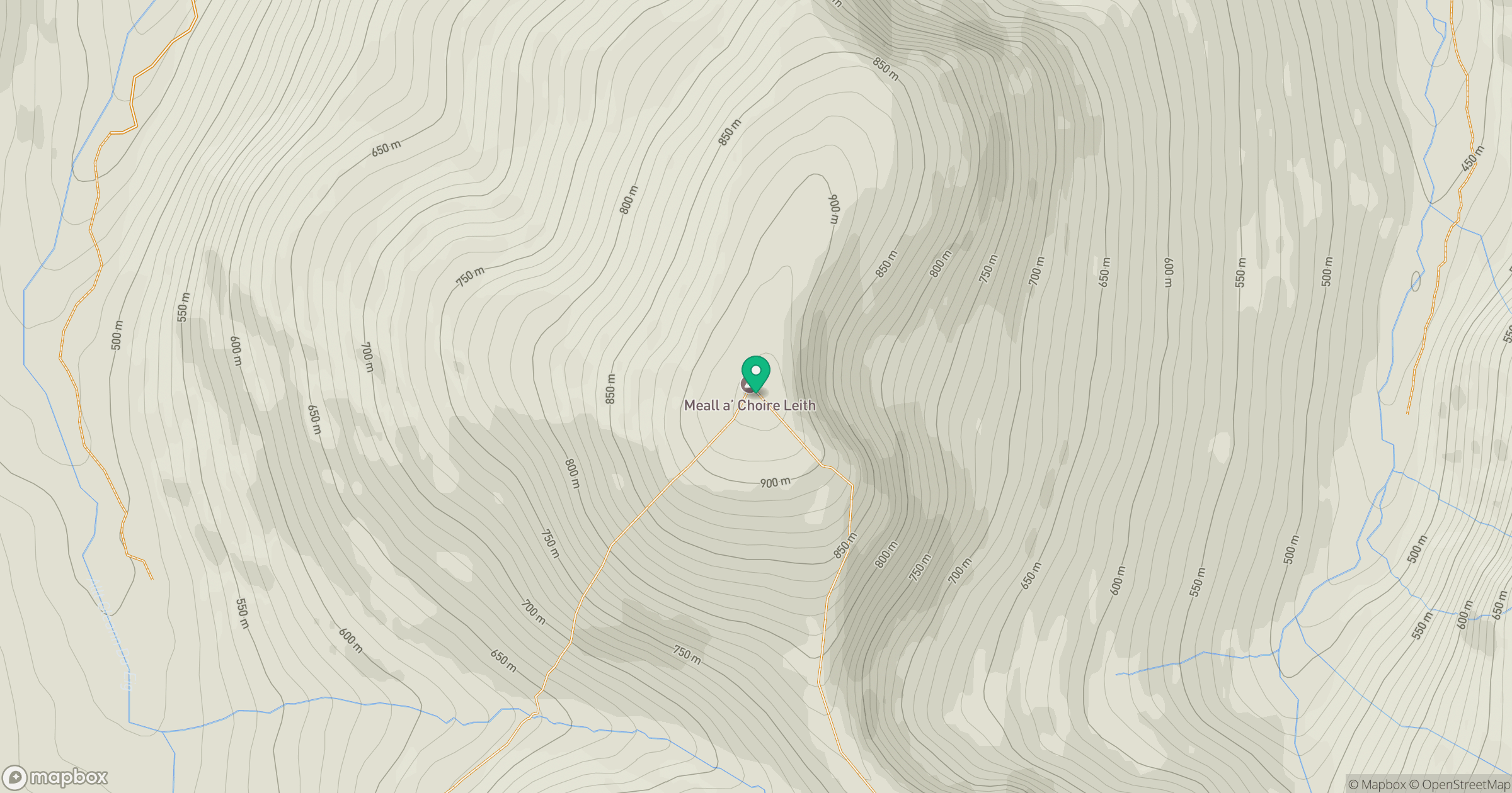 Meall a' Choire Leith location map