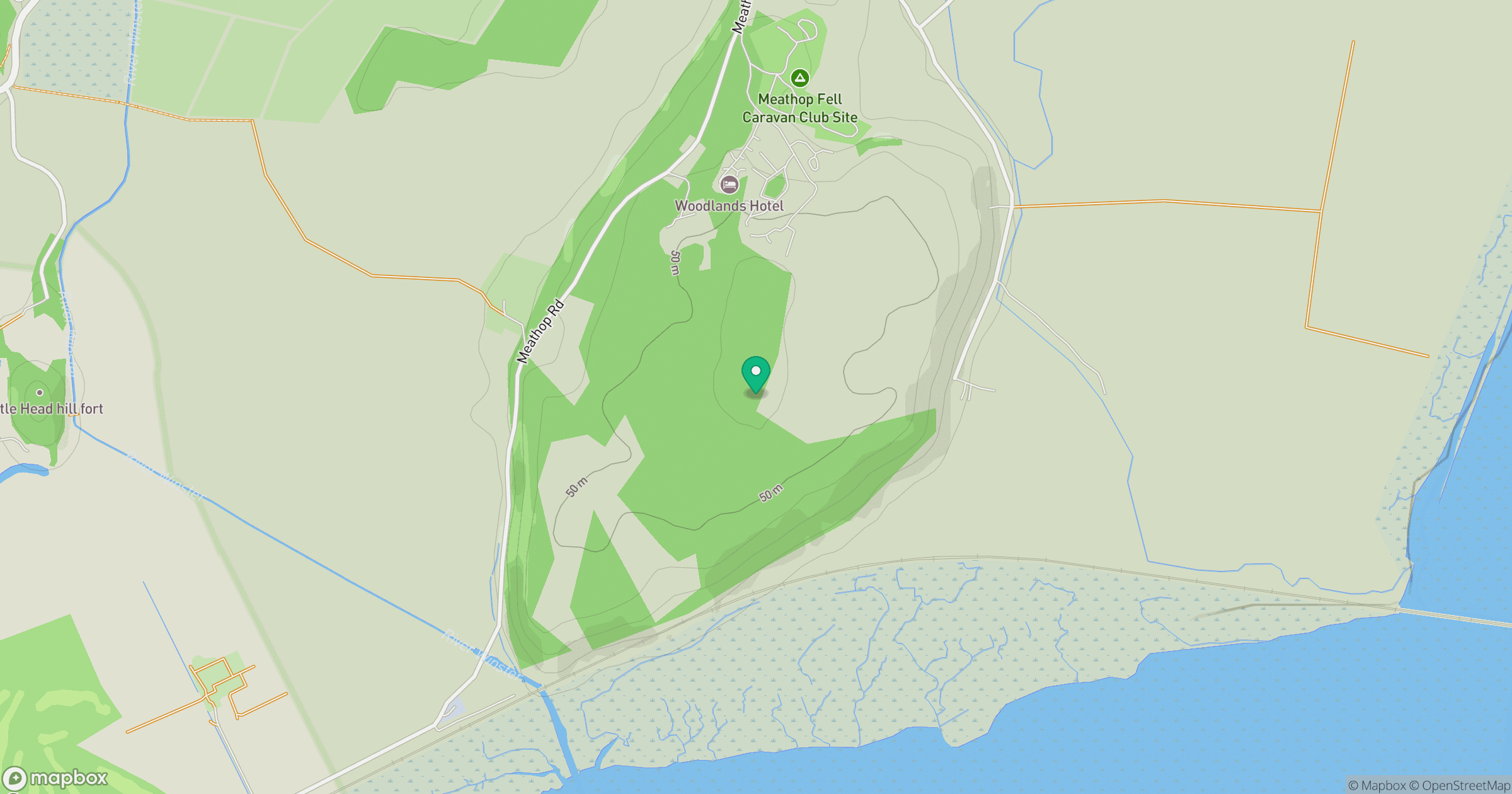 Meathop Fell location map