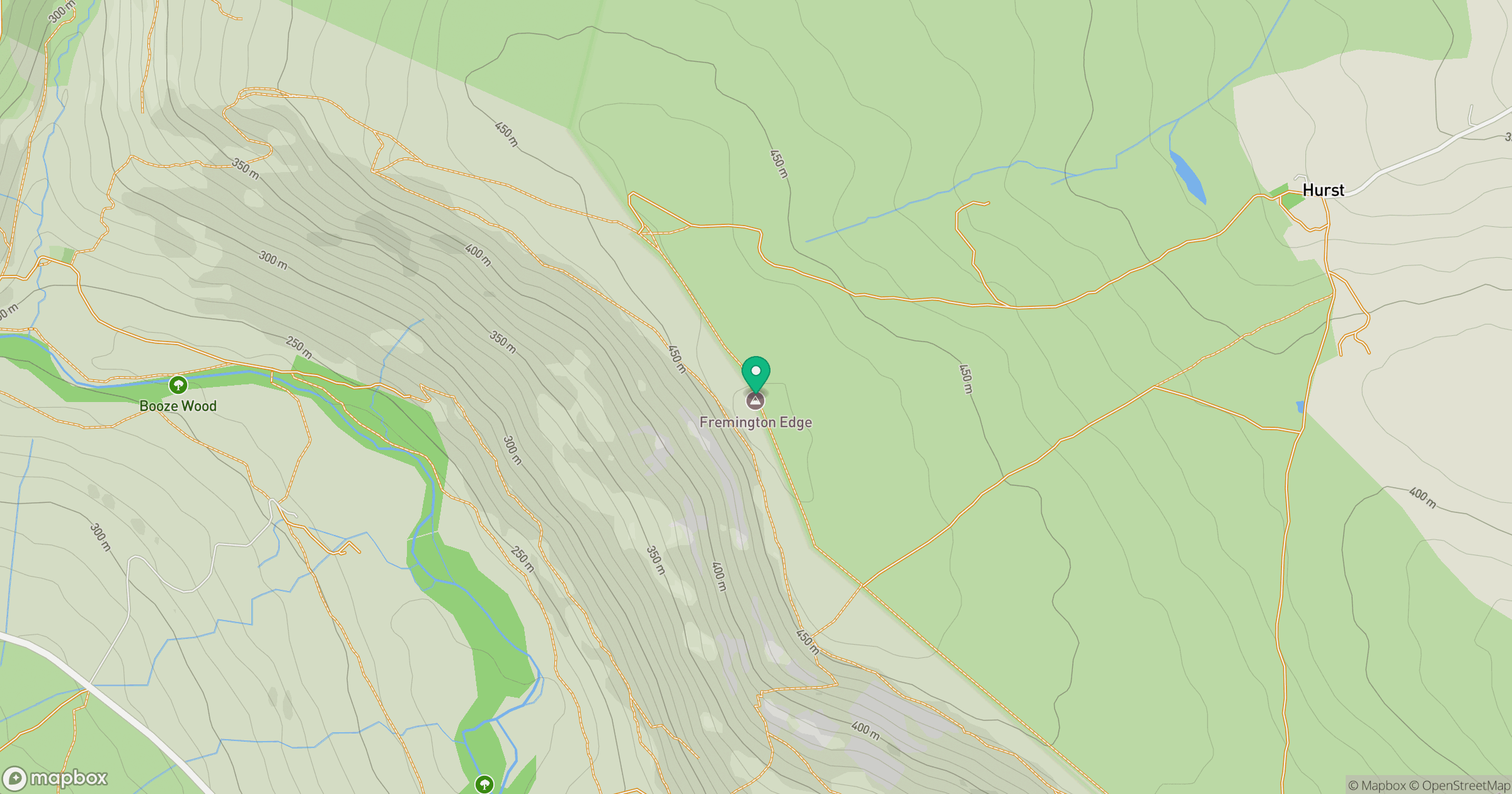 Fremington Edge location map