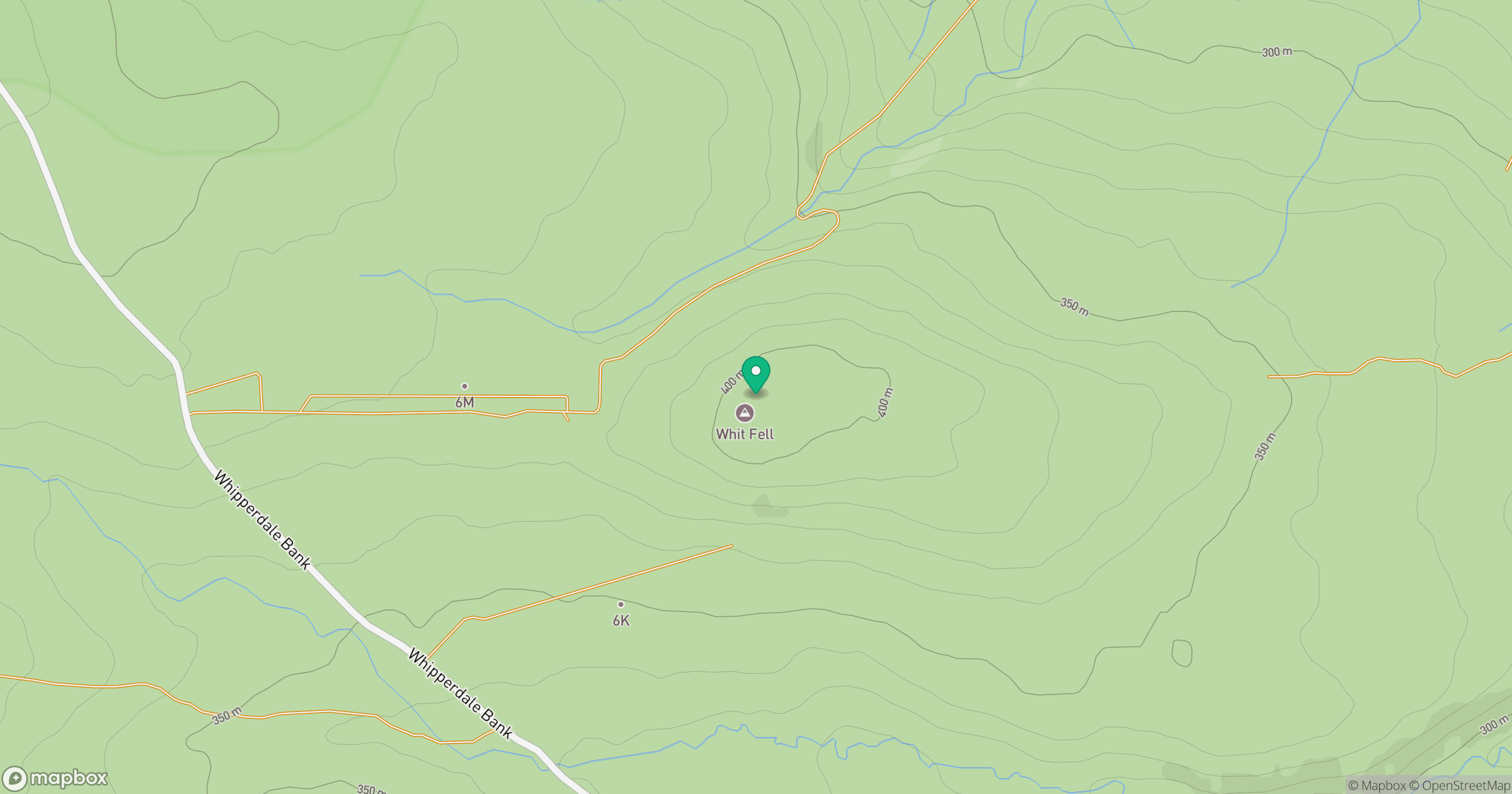 Whit Fell location map