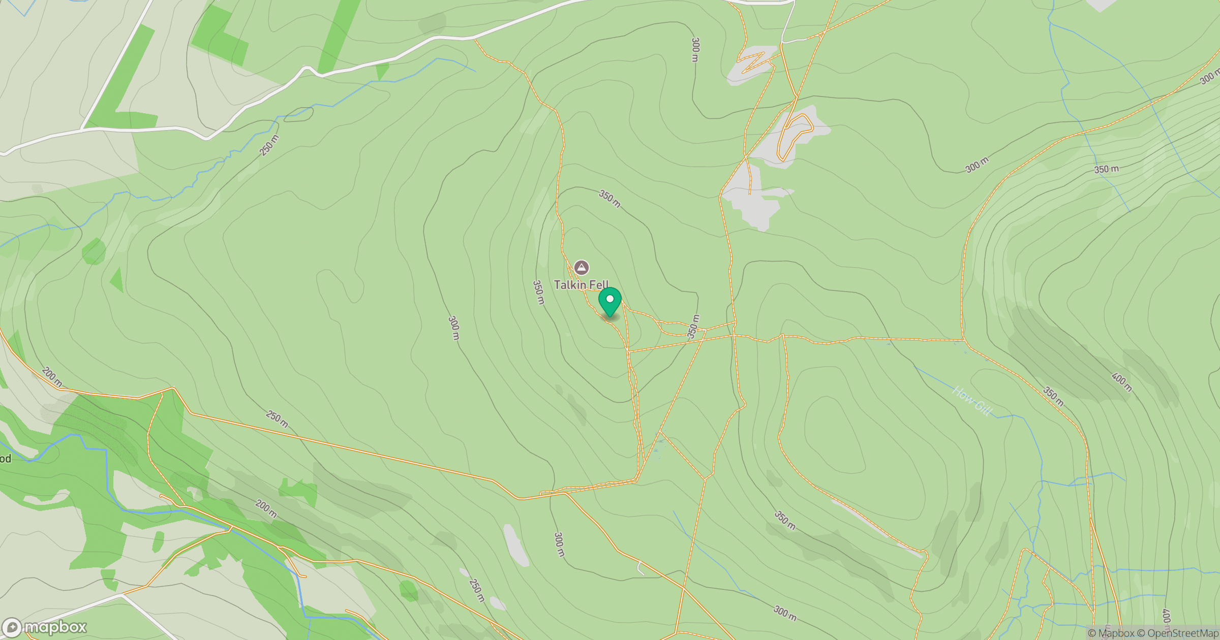 Talkin Fell location map