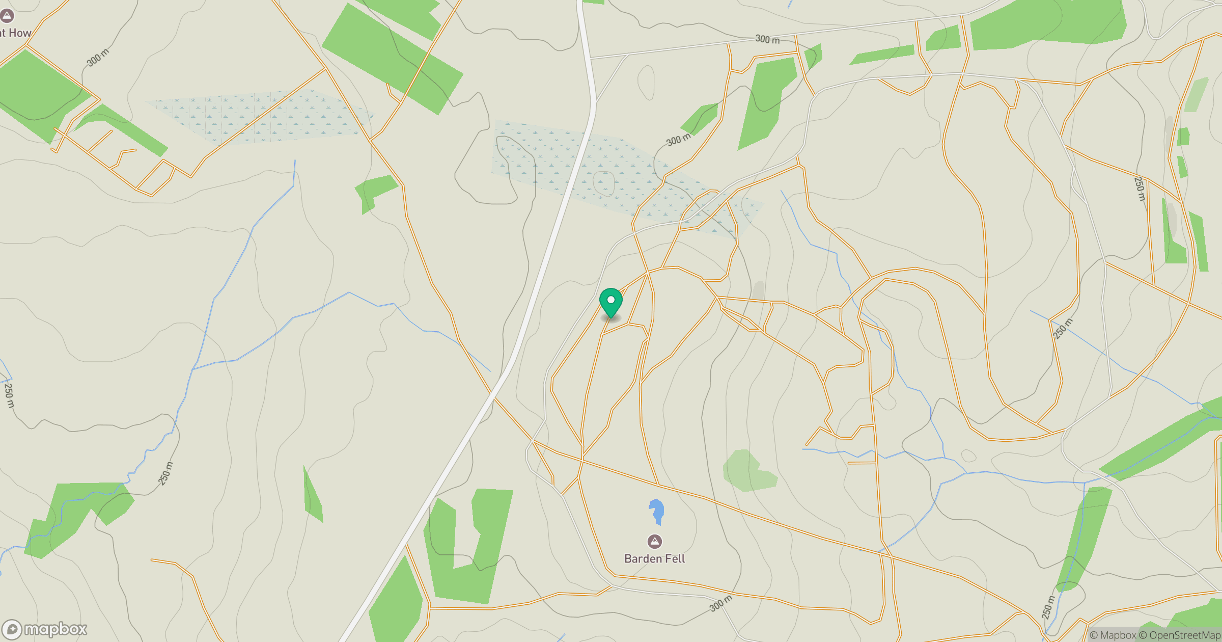 Barden Fell location map