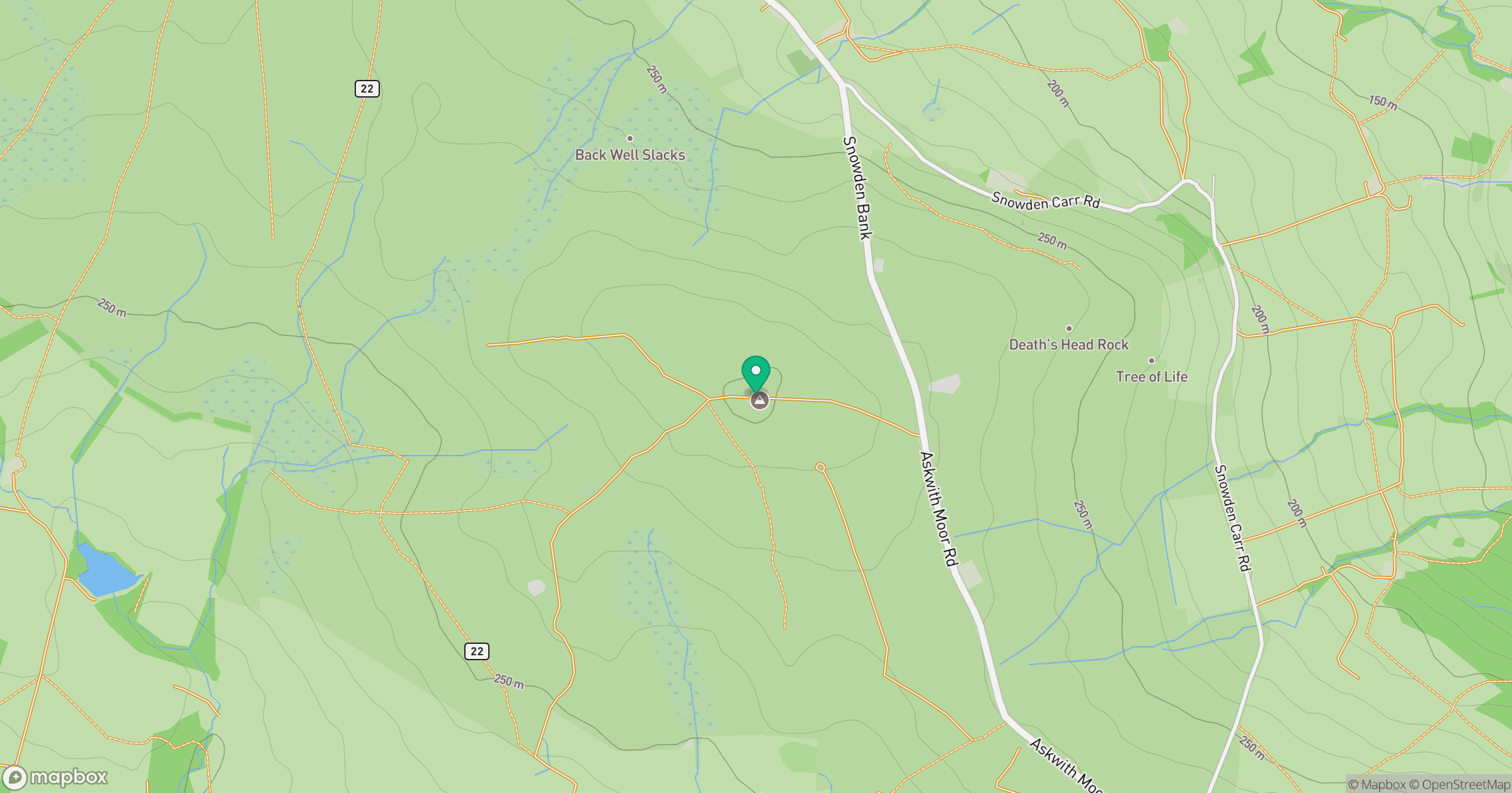 Askwith Moor location map
