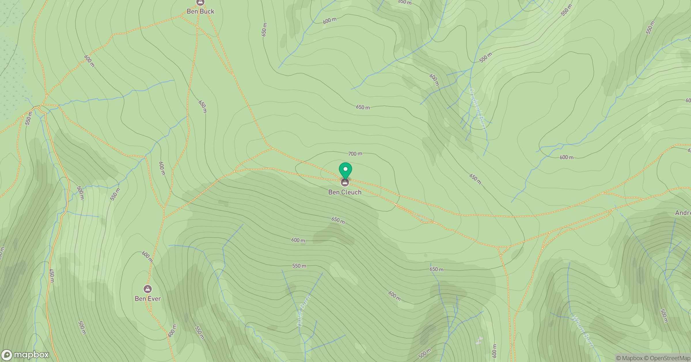 Ben Cleuch location map