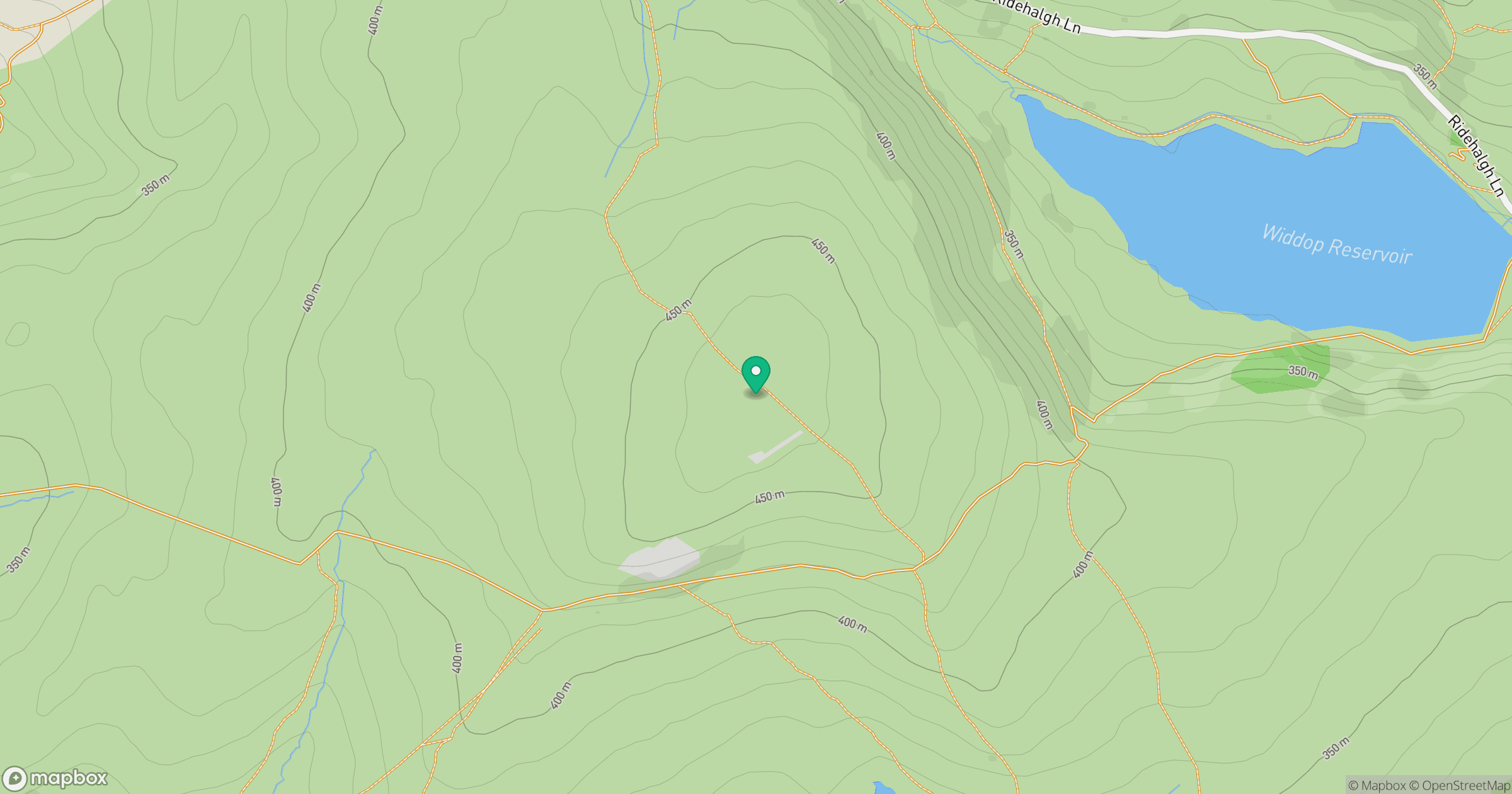 Hameldon location map