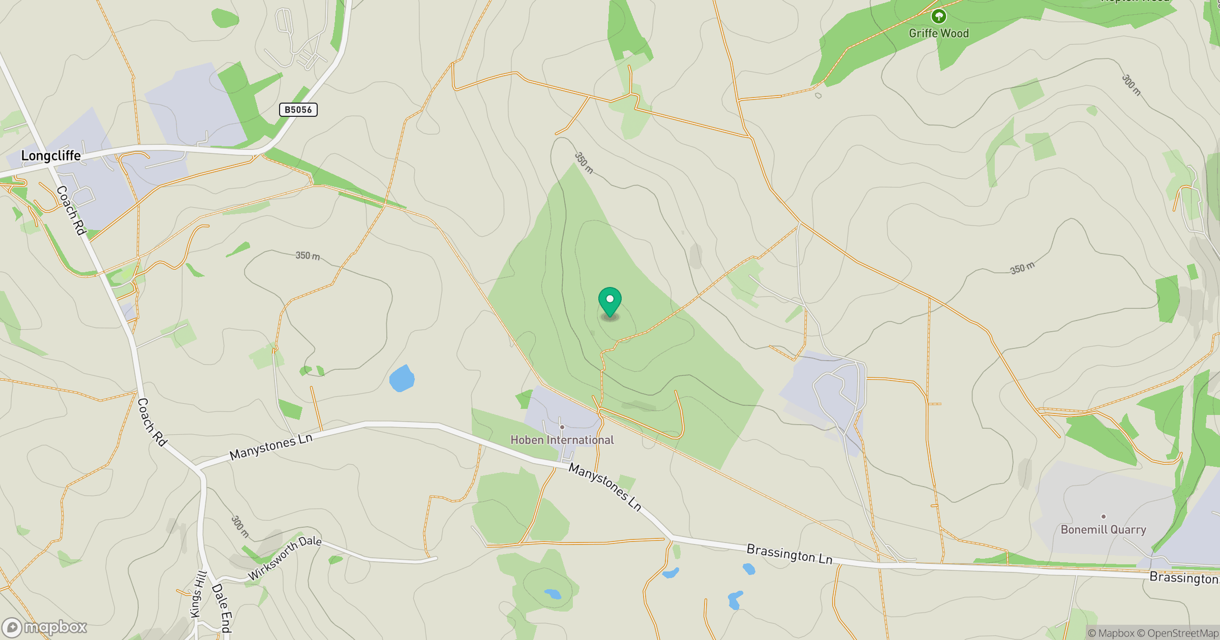 Harboro Rocks location map