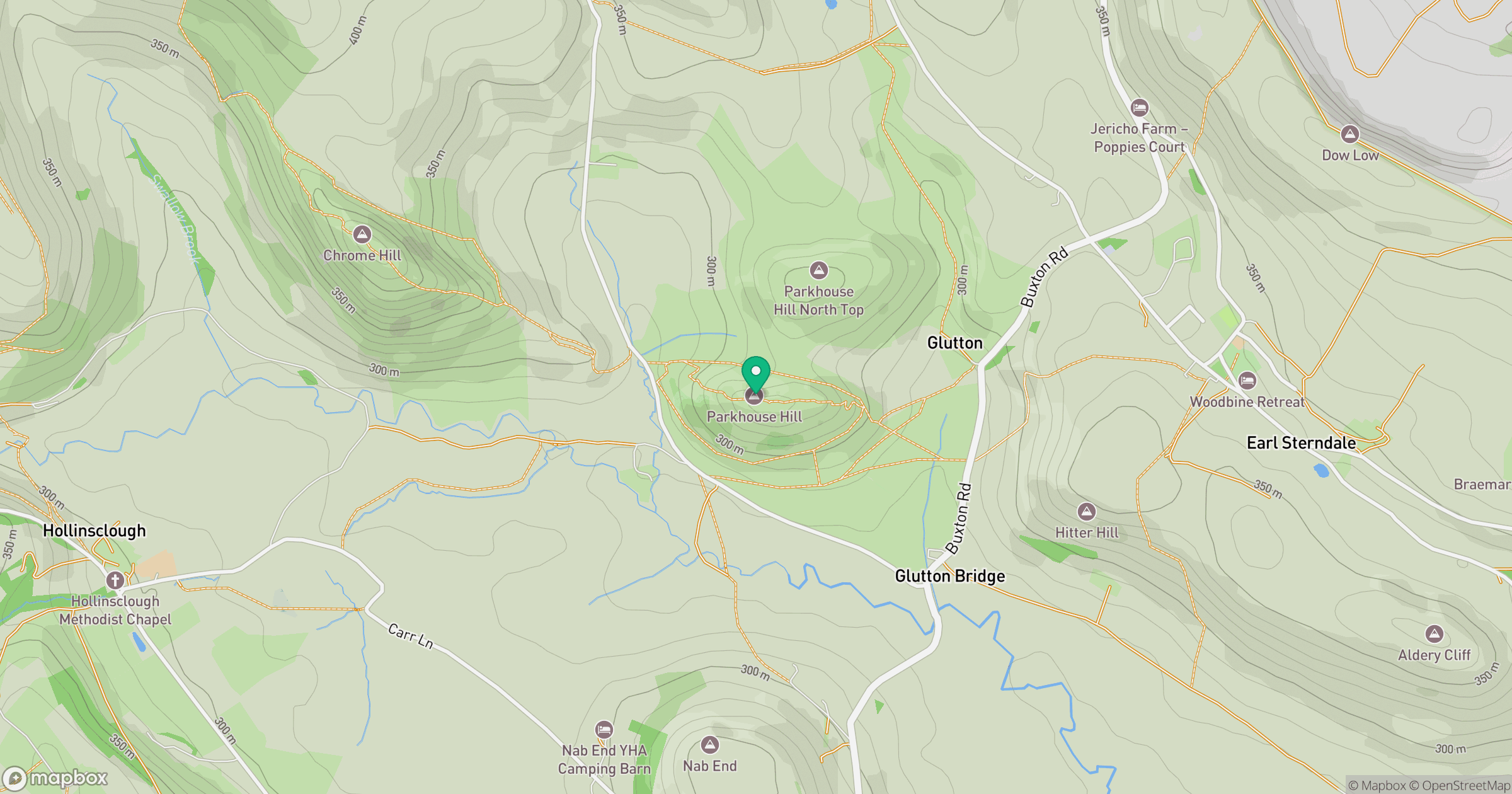 Parkhouse Hill location map
