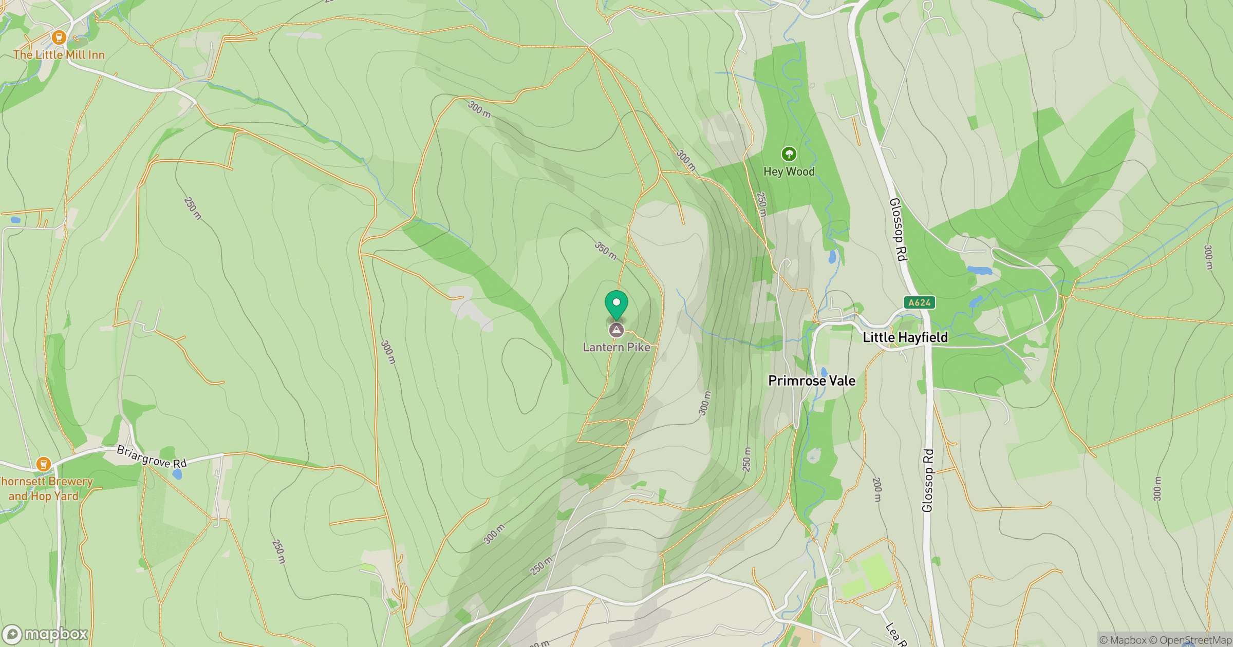 Lantern Pike location map