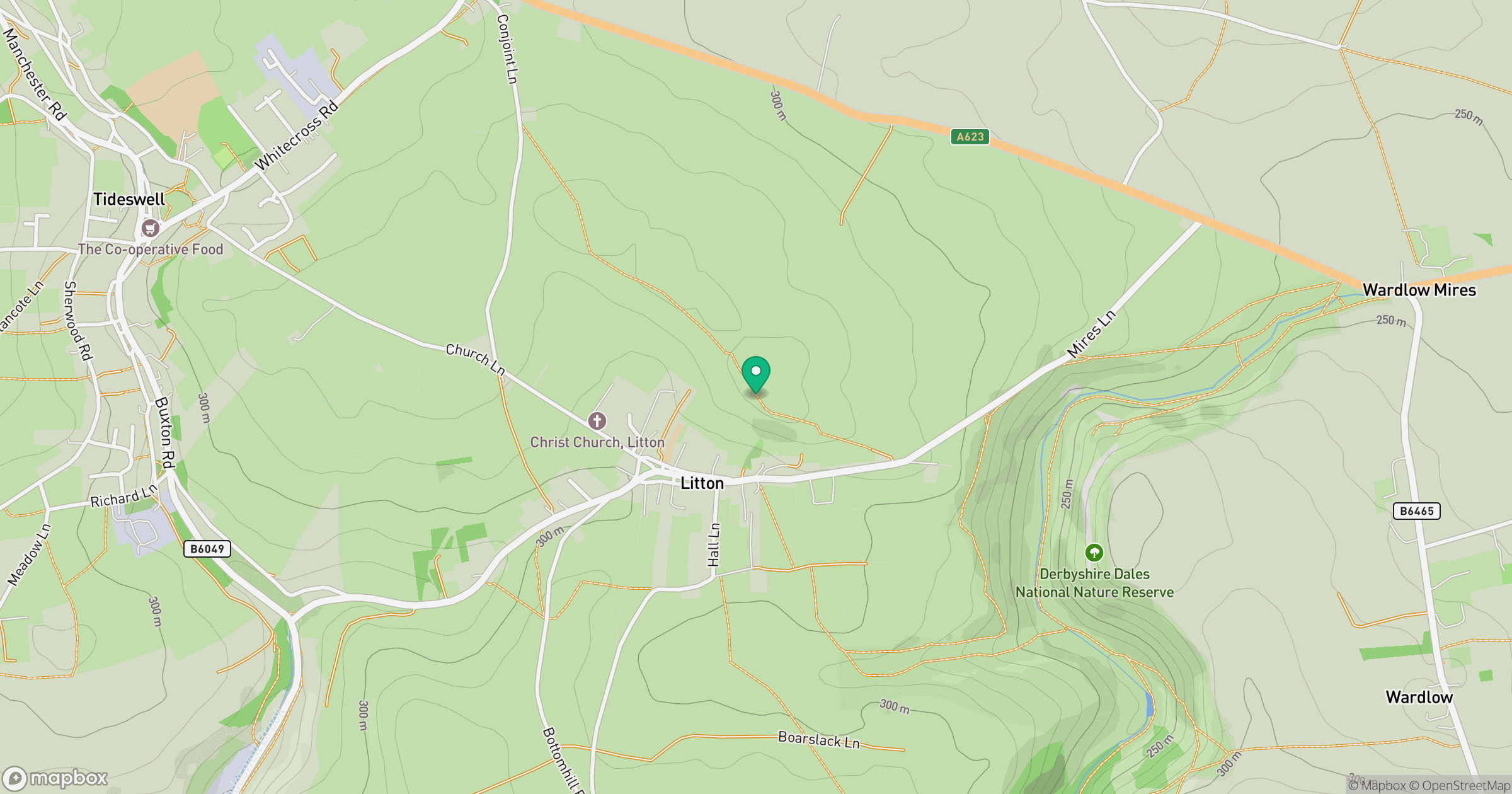 Litton Edge location map