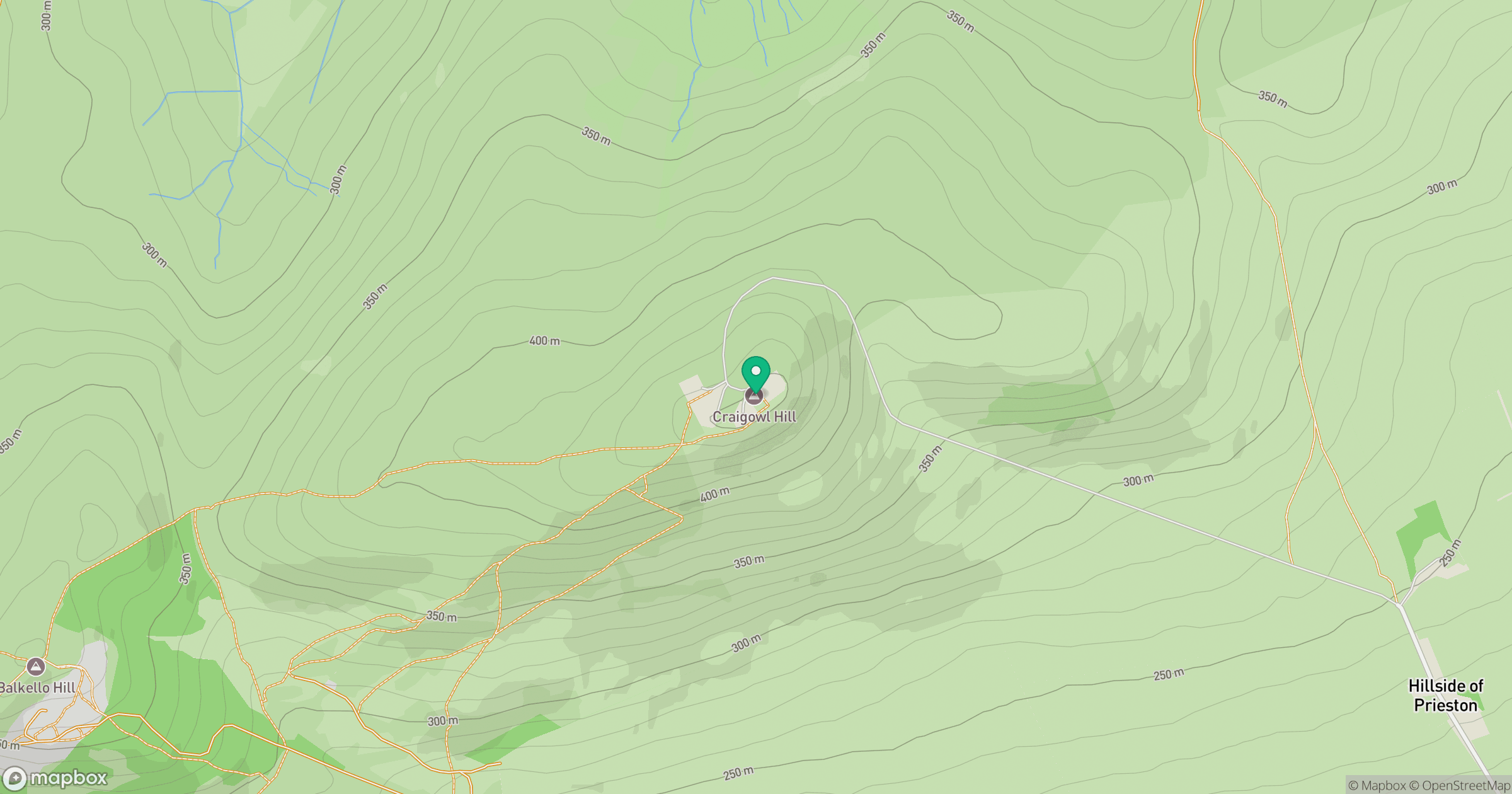 Craigowl Hill location map