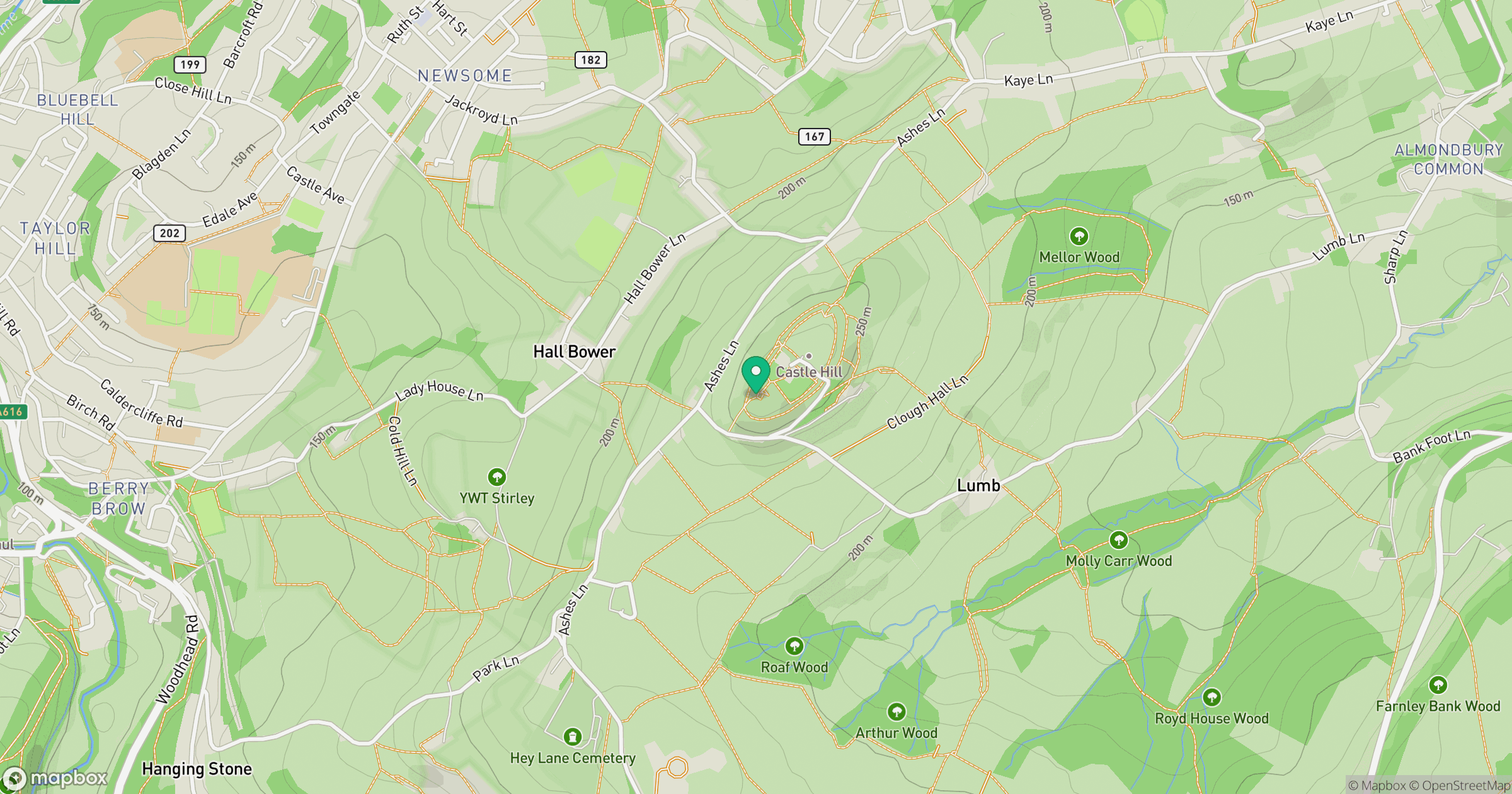 Castle Hill location map