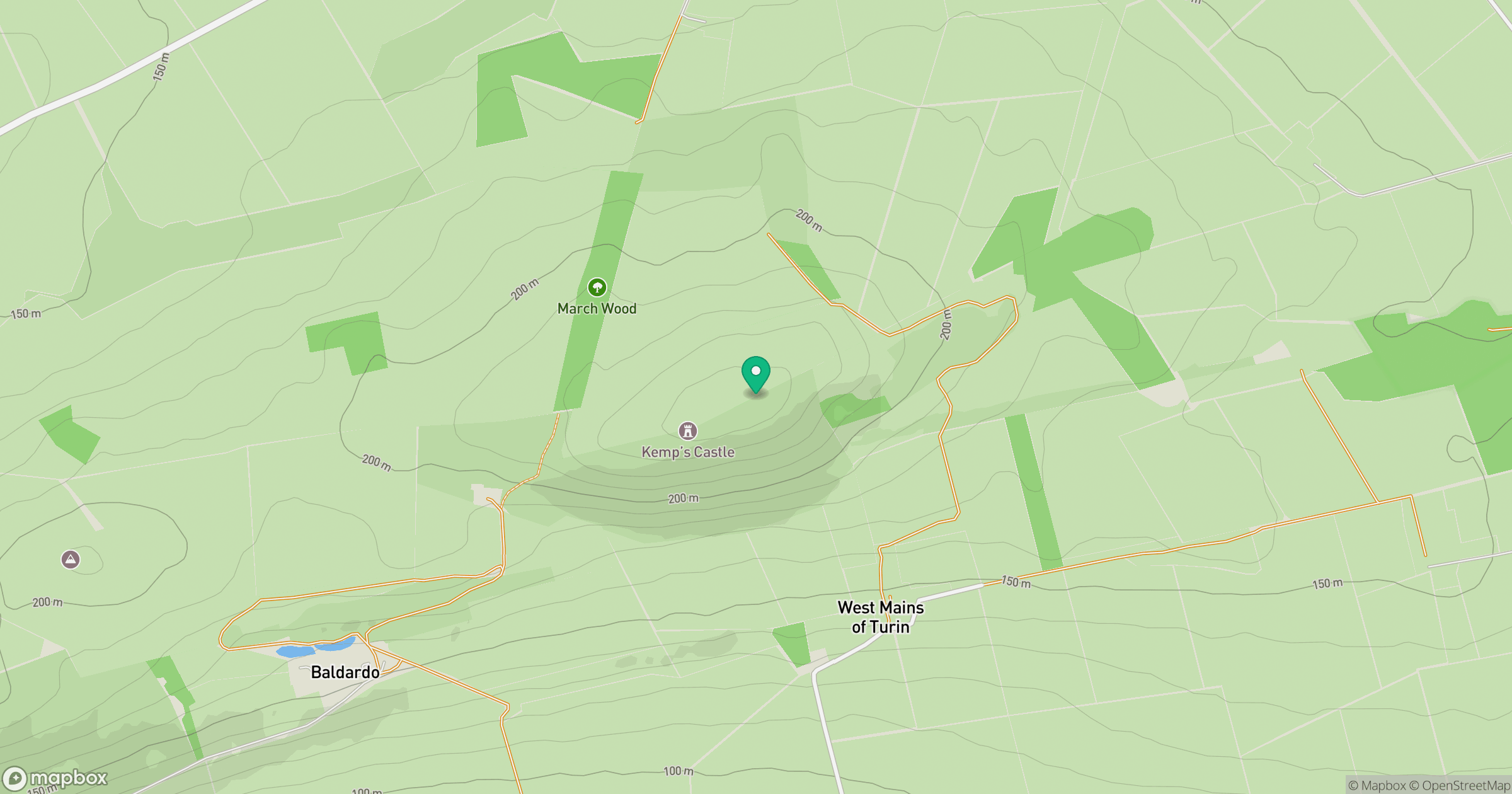 Turin Hill location map