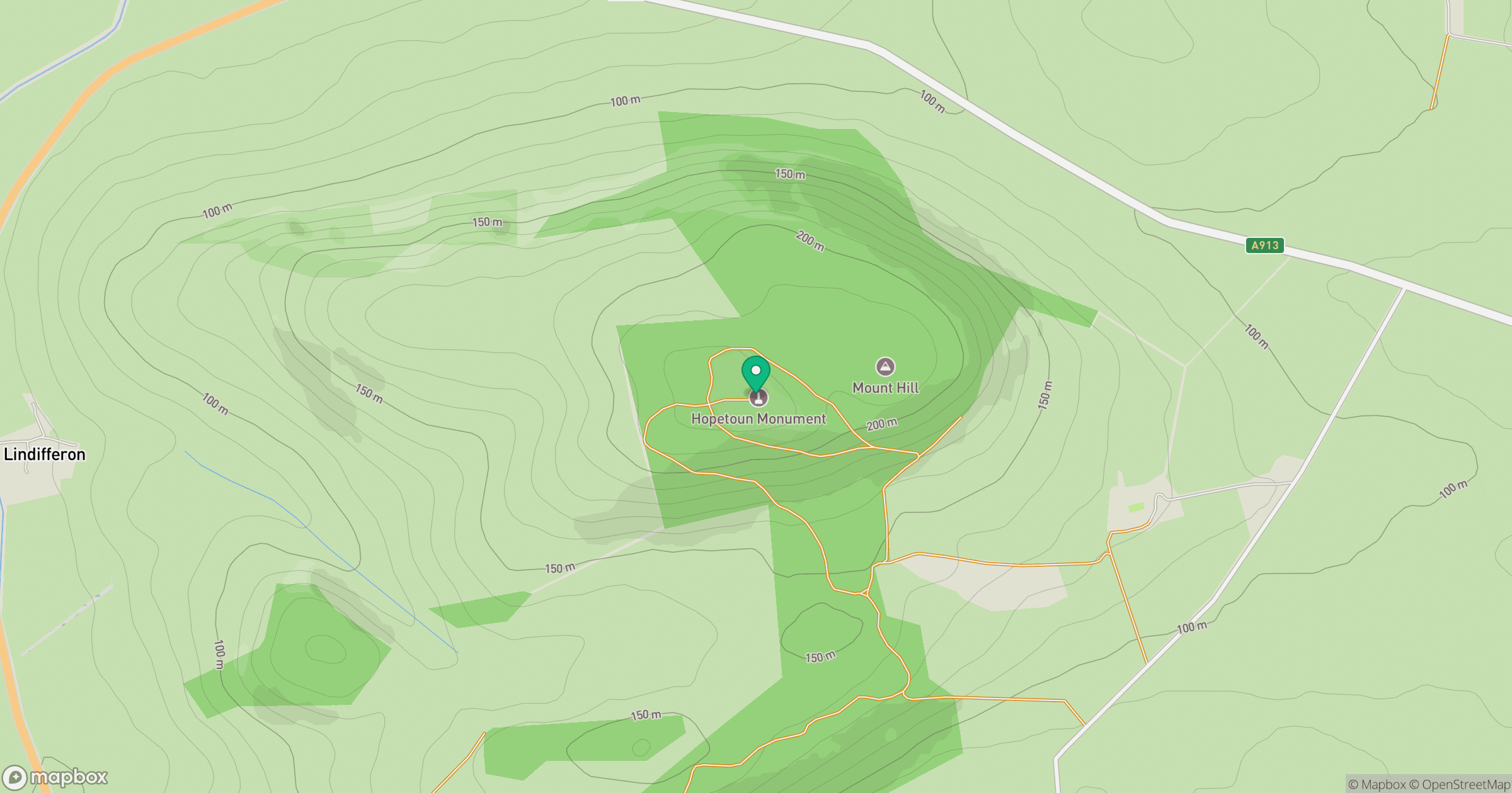 Mount Hill location map