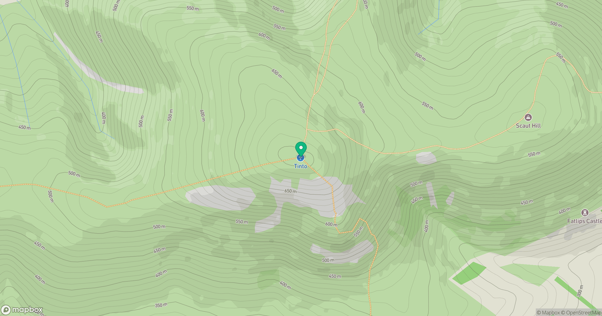 Tinto location map