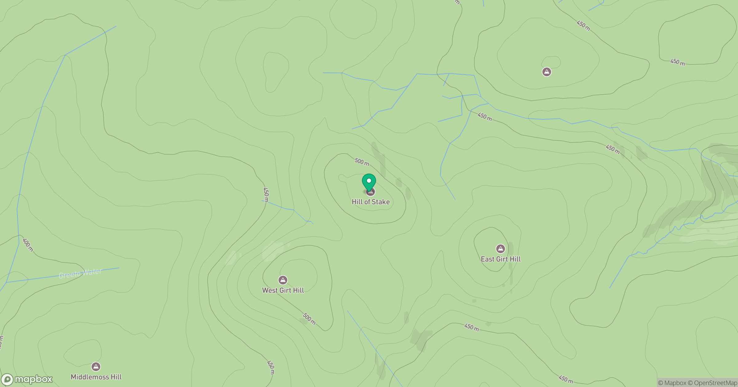 Hill of Stake location map