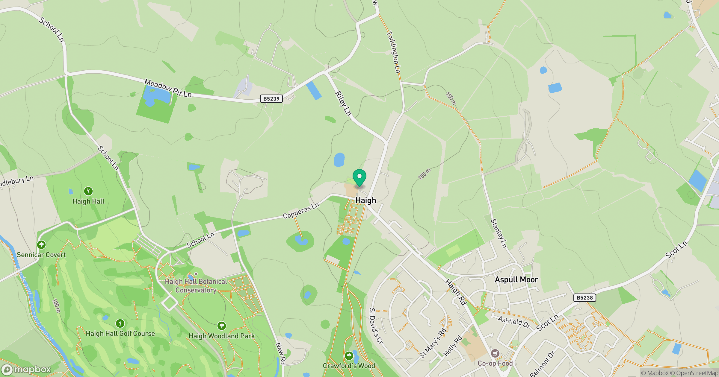 Haigh location map