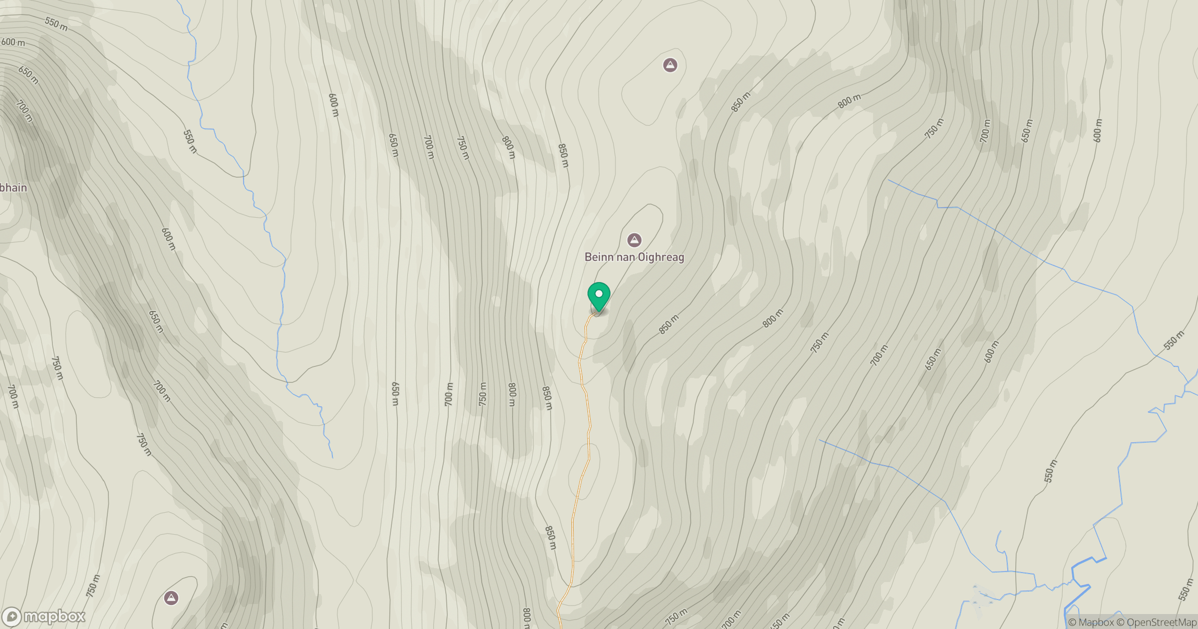 Beinn nan Oighreag location map