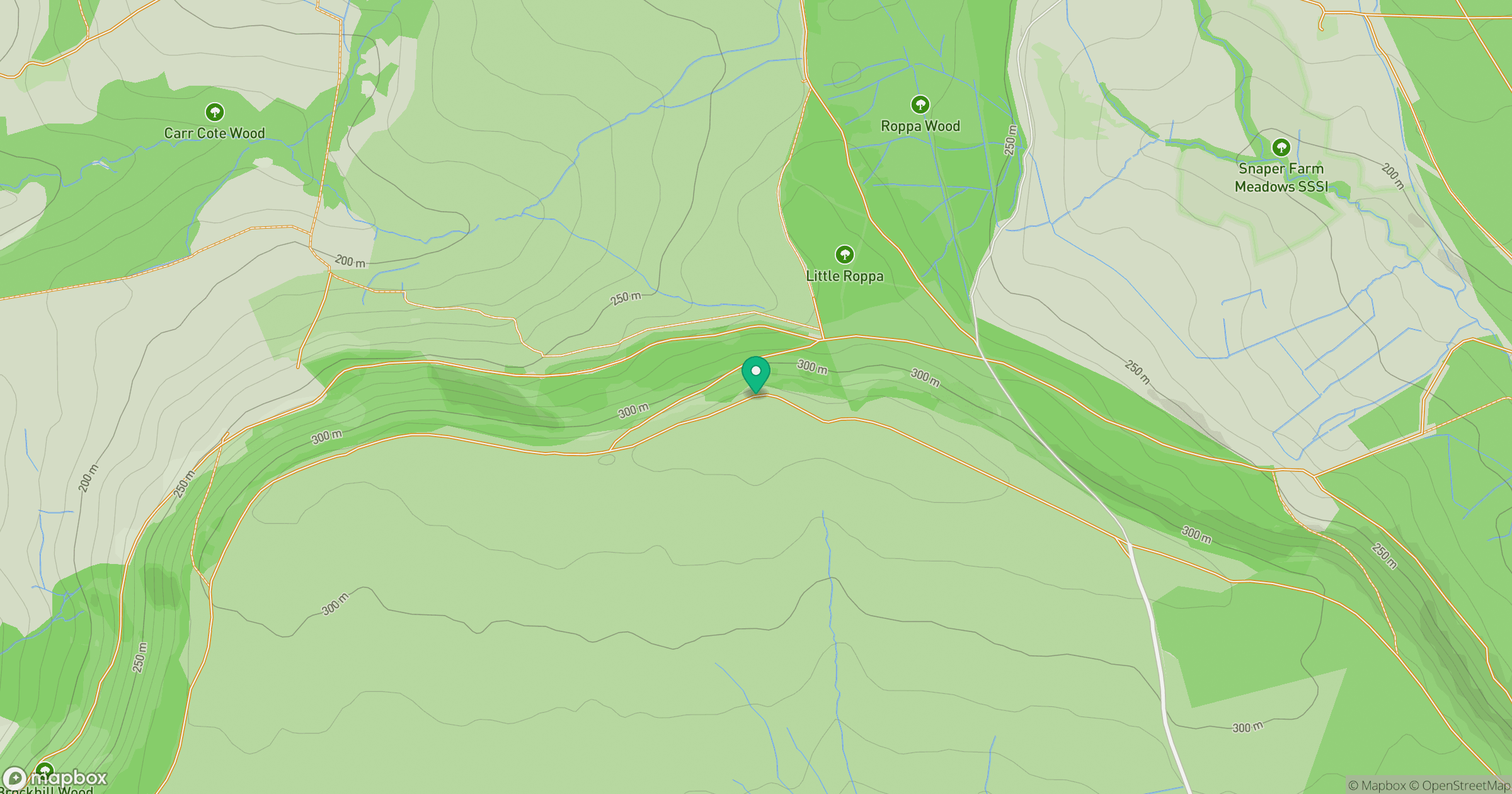 Rievaulx Moor location map