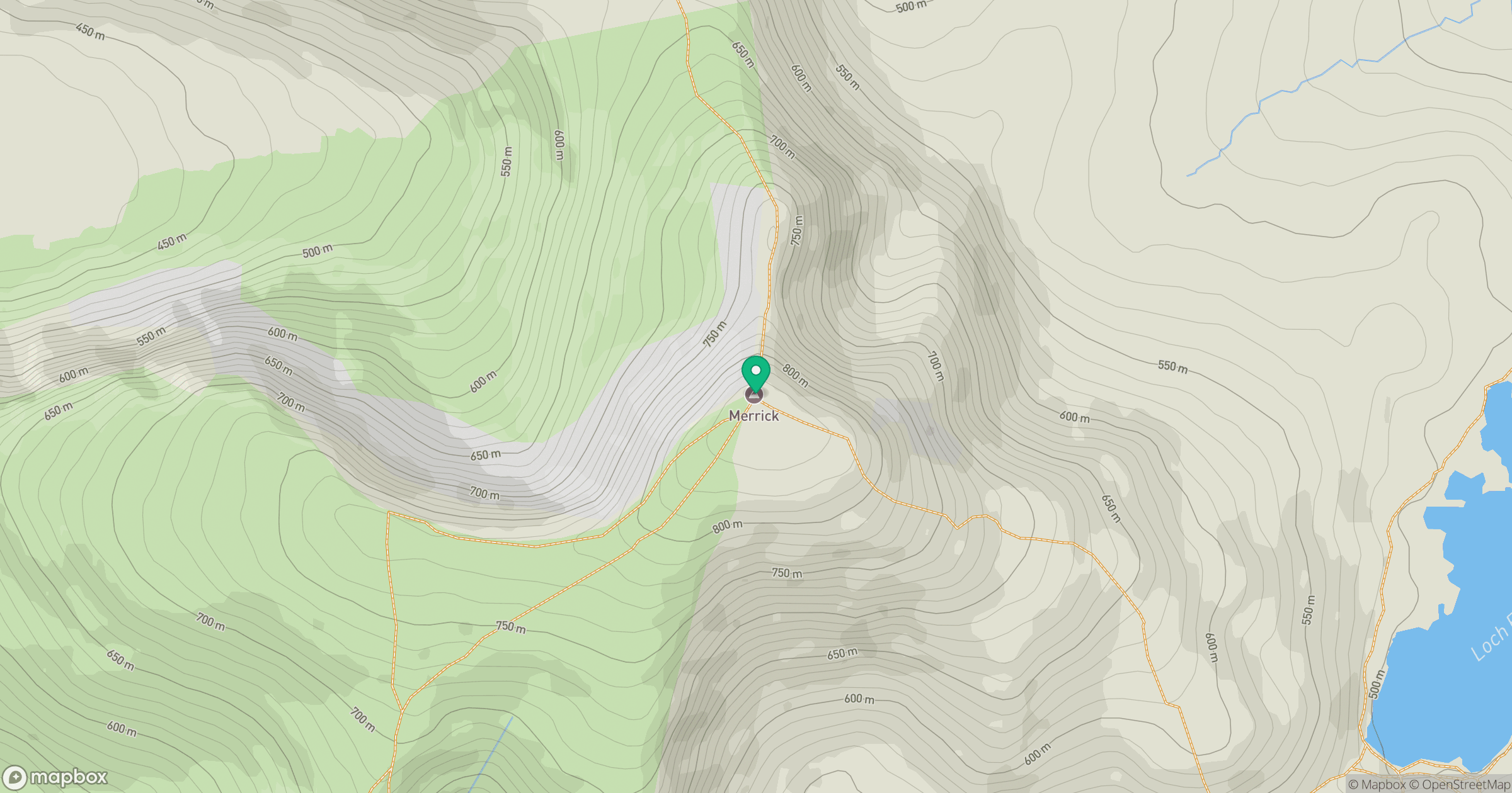 Merrick location map