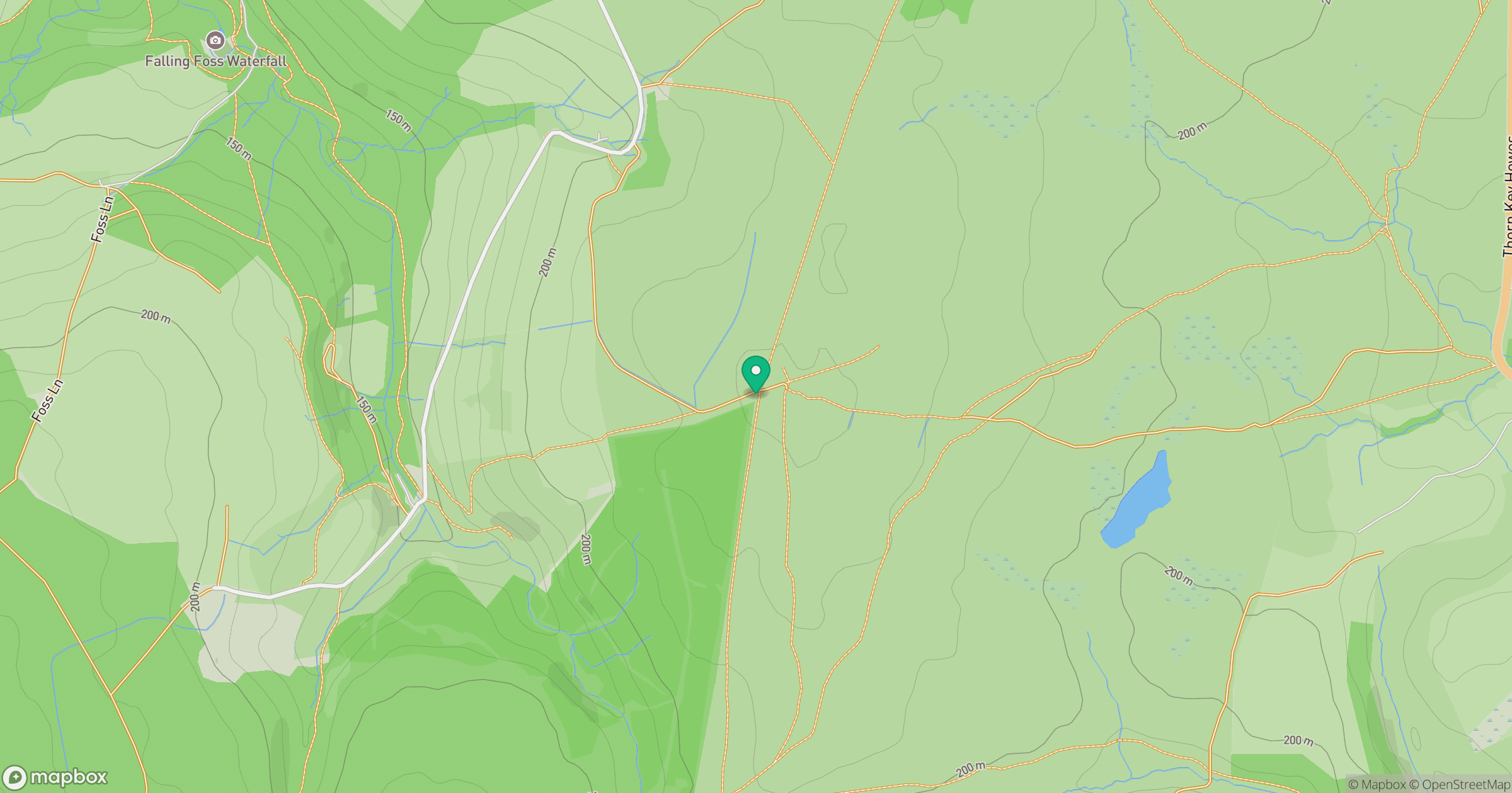 Fylingdales Moor location map