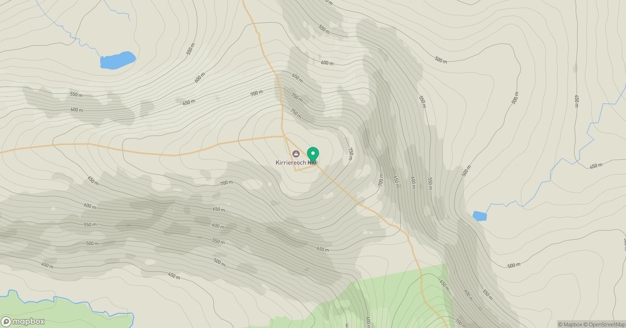 Kirriereoch Hill location map