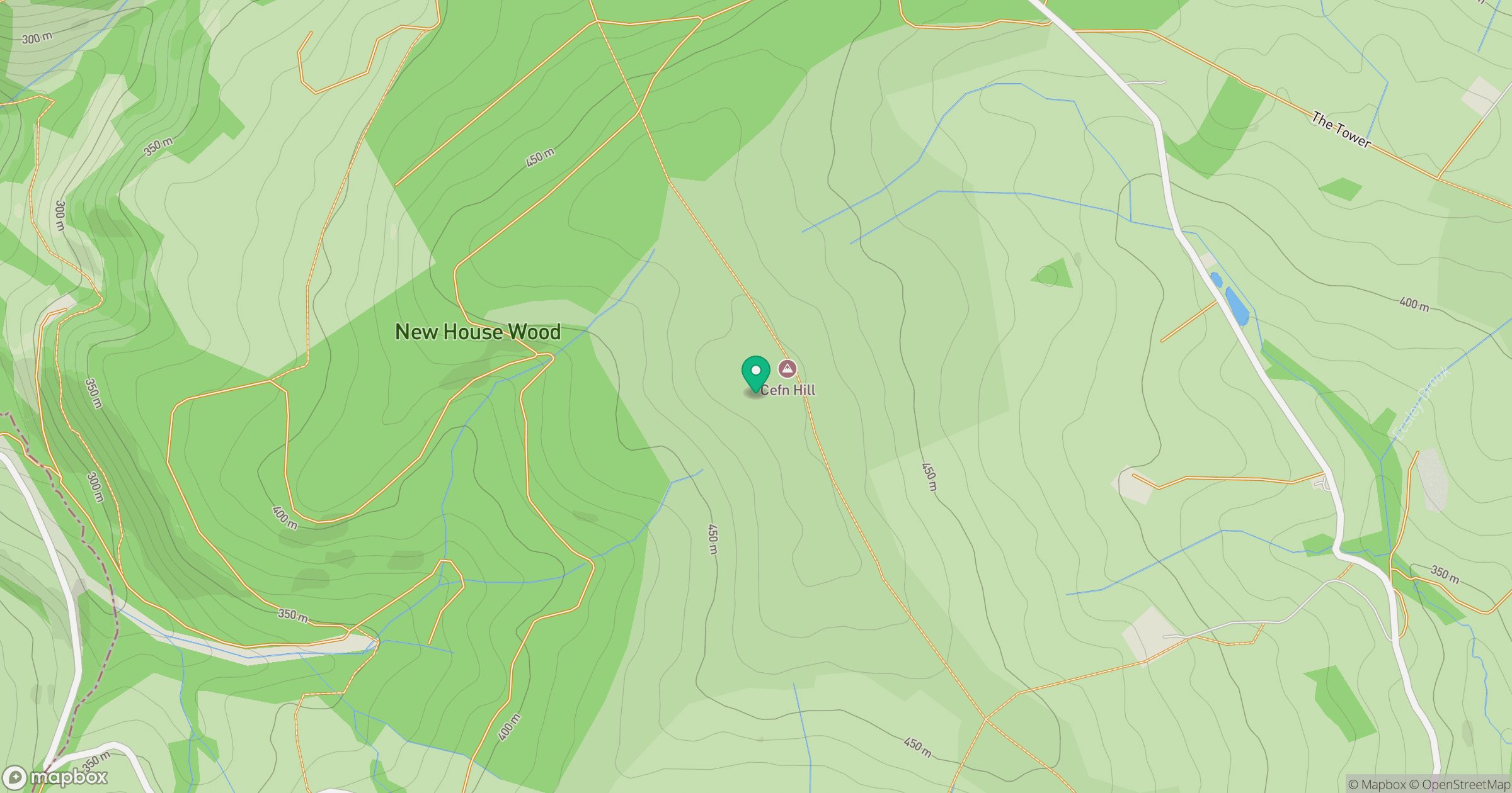 Cefn Hill location map