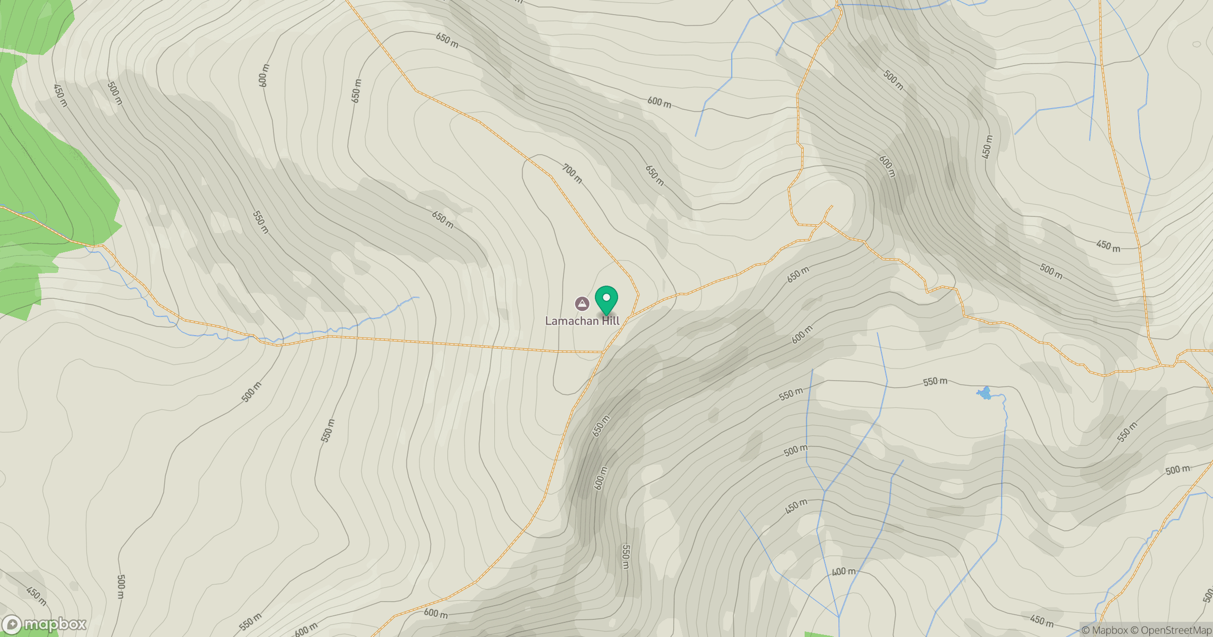 Lamachan Hill location map